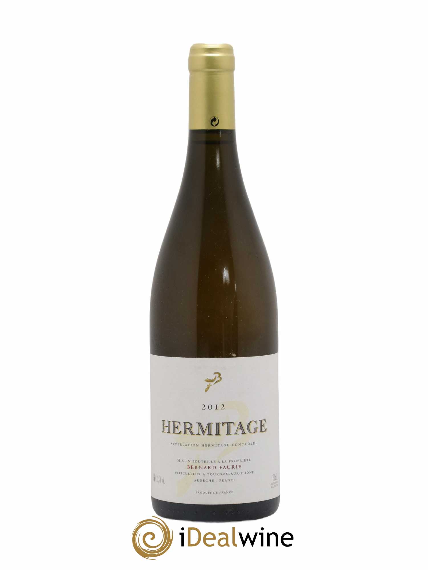Hermitage Bernard Faurie 2012 - Lot de 1 bouteille - 0