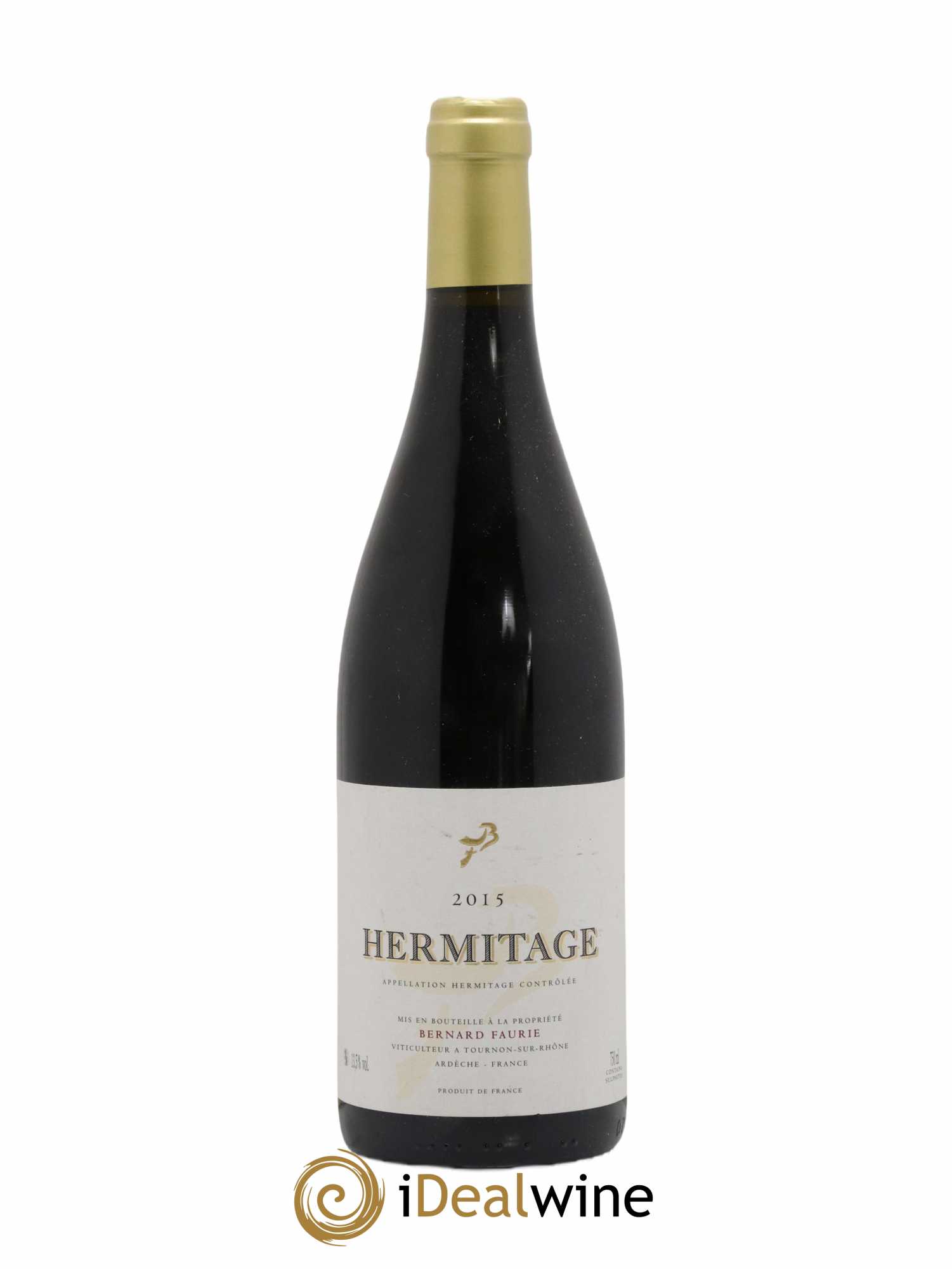 Hermitage Bessards Méal (capsule dorée) Bernard Faurie 2015 - Lot de 1 bouteille - 0
