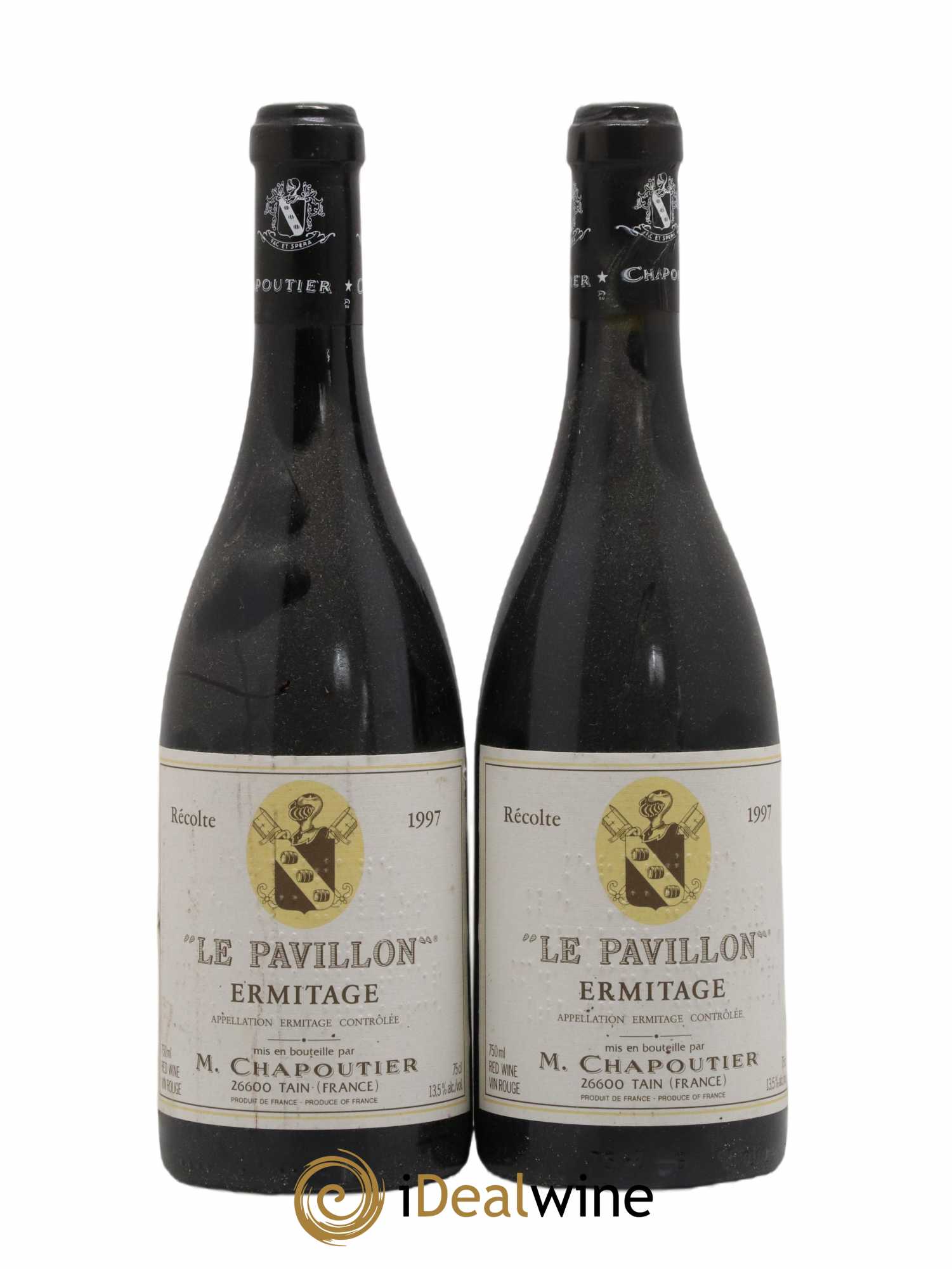 Hermitage Ermitage Le Pavillon Chapoutier 1997 - Lot de 2 bouteilles - 0