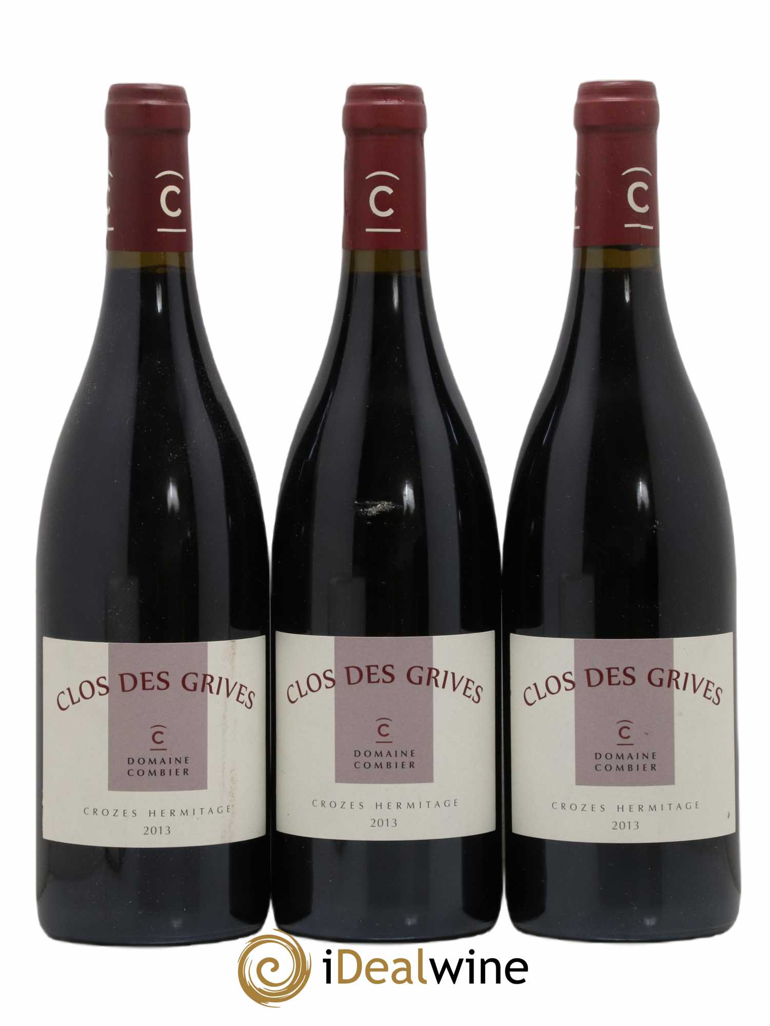 Crozes-Hermitage Clos des Grives Combier 2013 - Lot de 3 bouteilles - 0