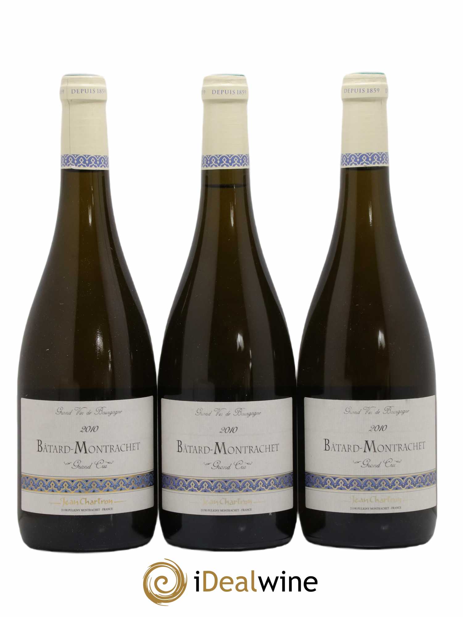 Bâtard-Montrachet Grand Cru Jean Chartron (Domaine) 2010 - Lot de 3 bouteilles - 0