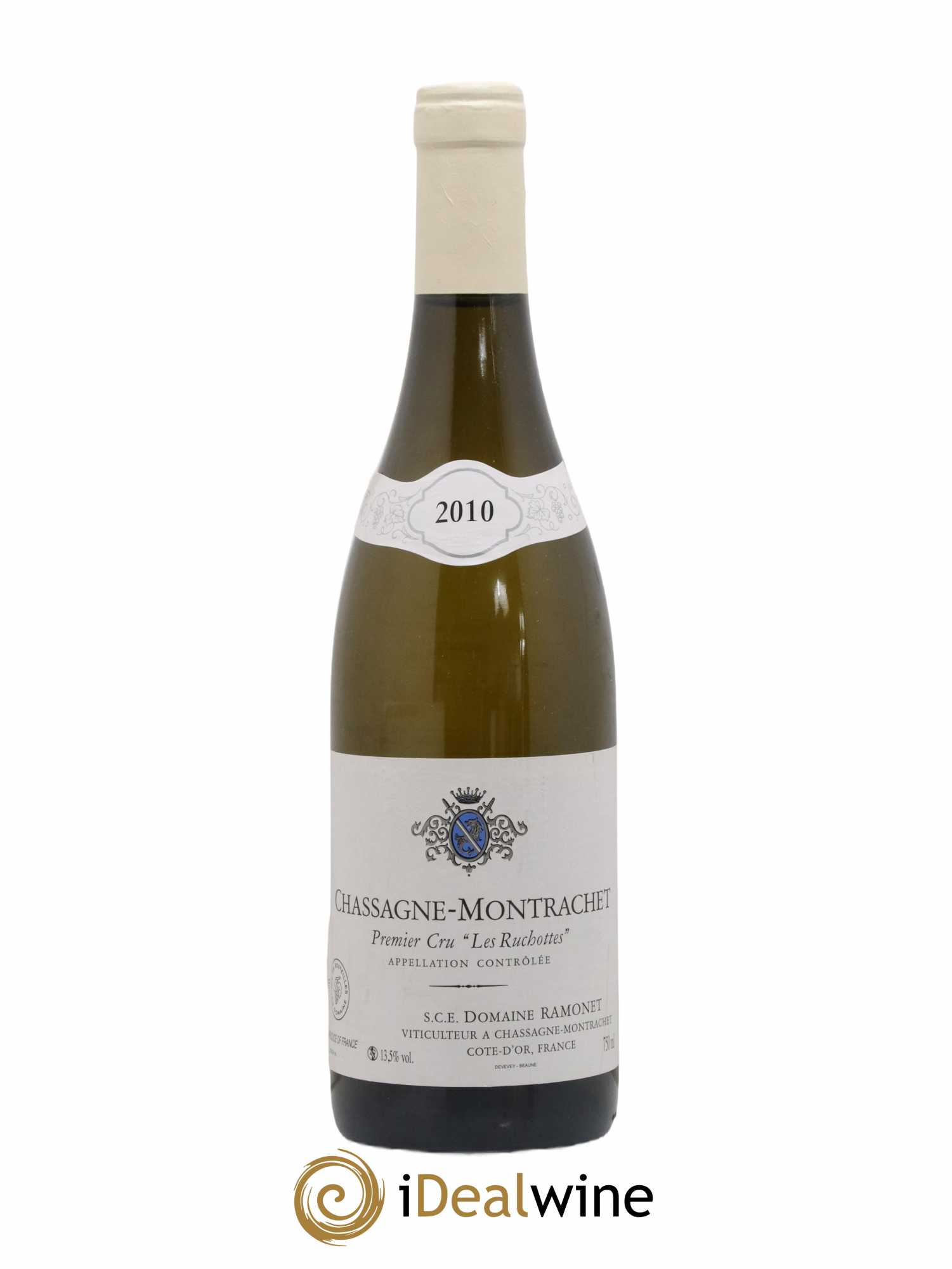 Chassagne-Montrachet 1er Cru Les Ruchottes Ramonet (Domaine) 2010 - Lot de 1 bouteille - 0