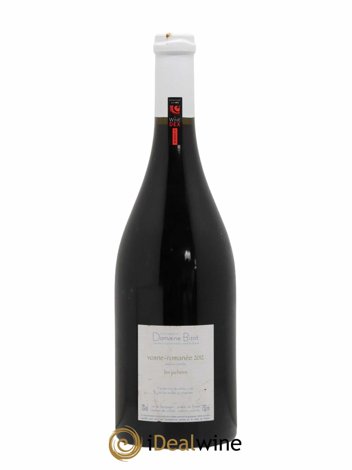 Vosne-Romanée Les Jachées Bizot (Domaine) 2012 - Lot de 1 bouteille - 1