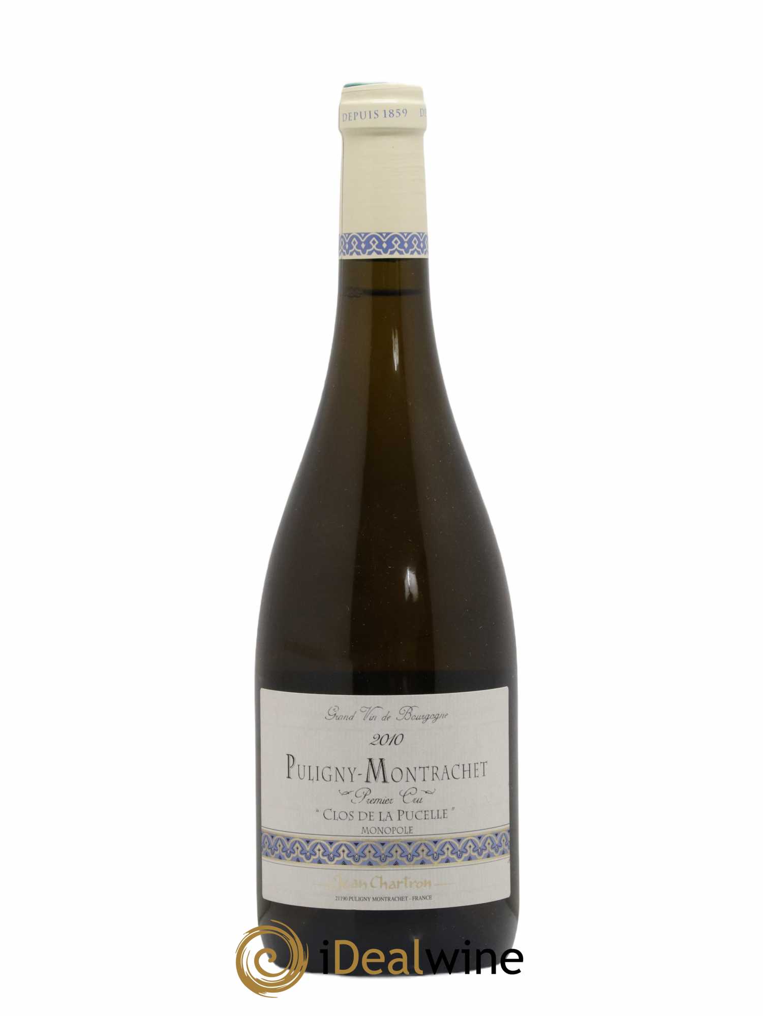 Puligny-Montrachet 1er Cru Clos de la Pucelle Jean Chartron (Domaine) 2010 - Lot de 1 bouteille - 0