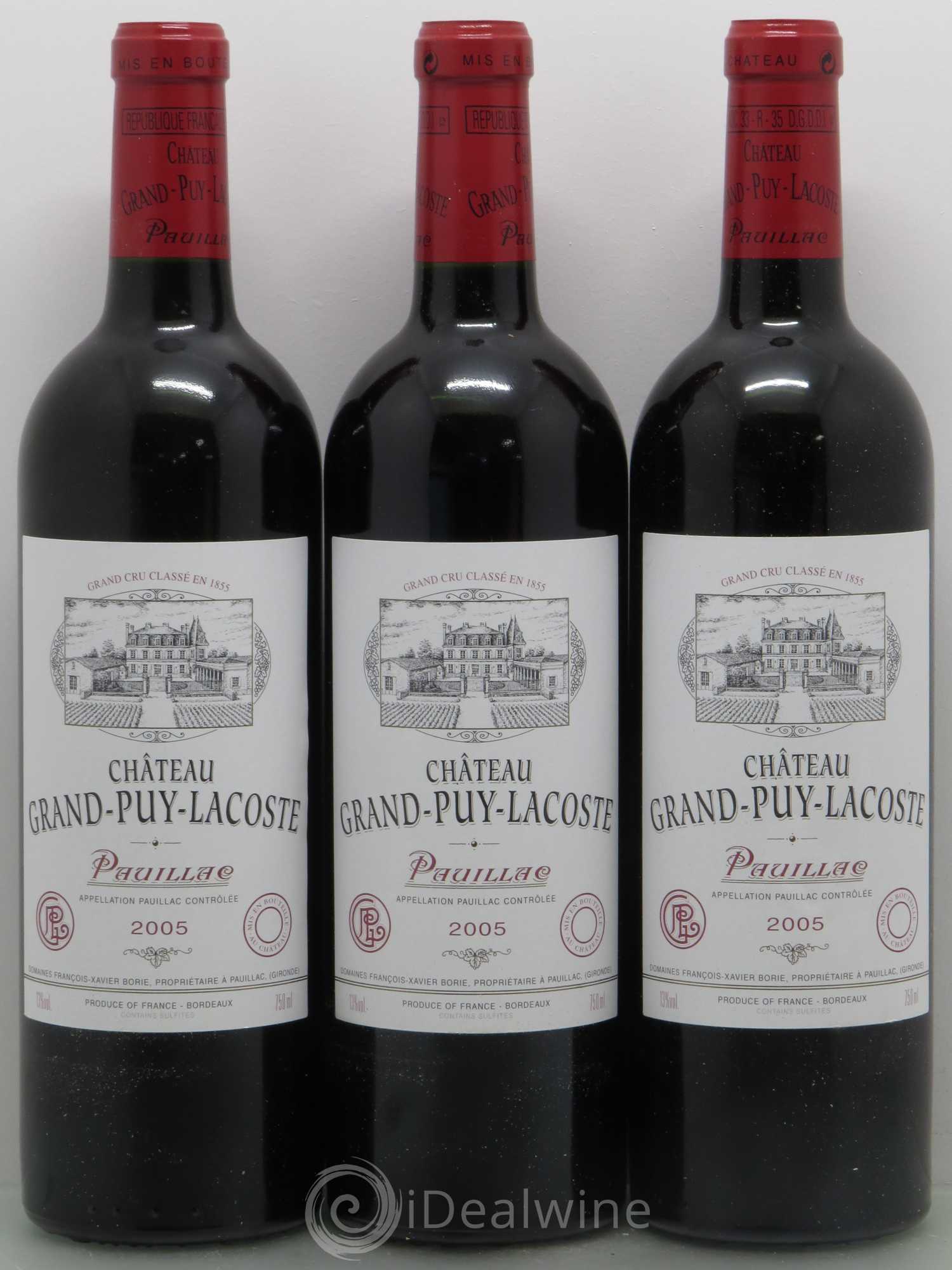 Château Grand Puy Lacoste 5ème Grand Cru Classé 2005 - Lot de 12 bouteilles - 3