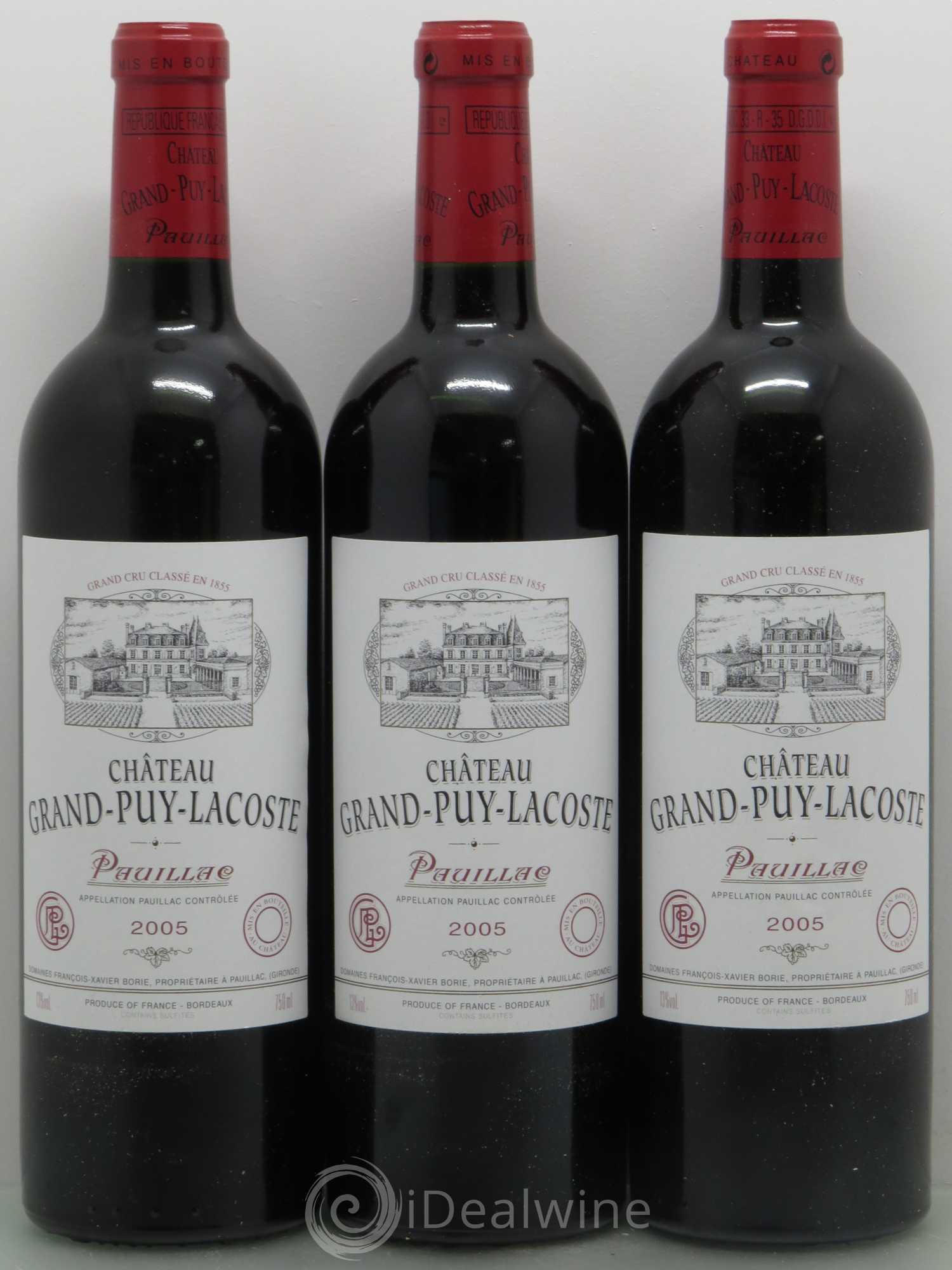 Château Grand Puy Lacoste 5ème Grand Cru Classé 2005 - Lot de 12 bouteilles - 4