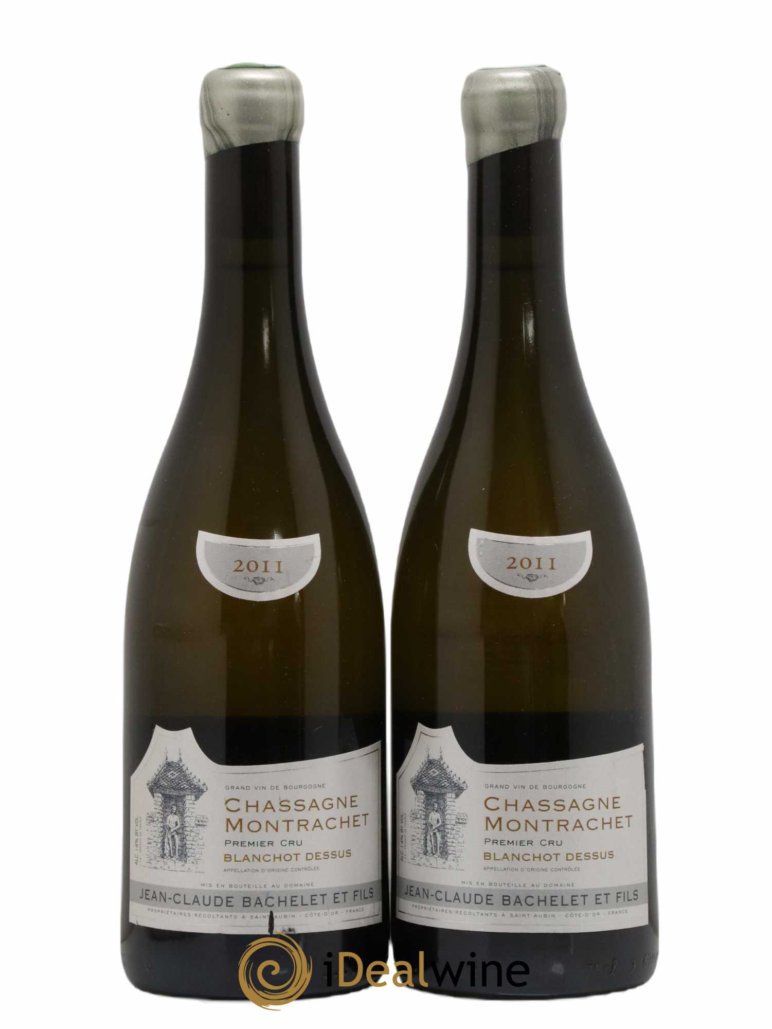 Chassagne-Montrachet 1er Cru Blanchot Dessus Jean-Claude Bachelet (Domaine) 2011 - Lot de 2 bouteilles - 0