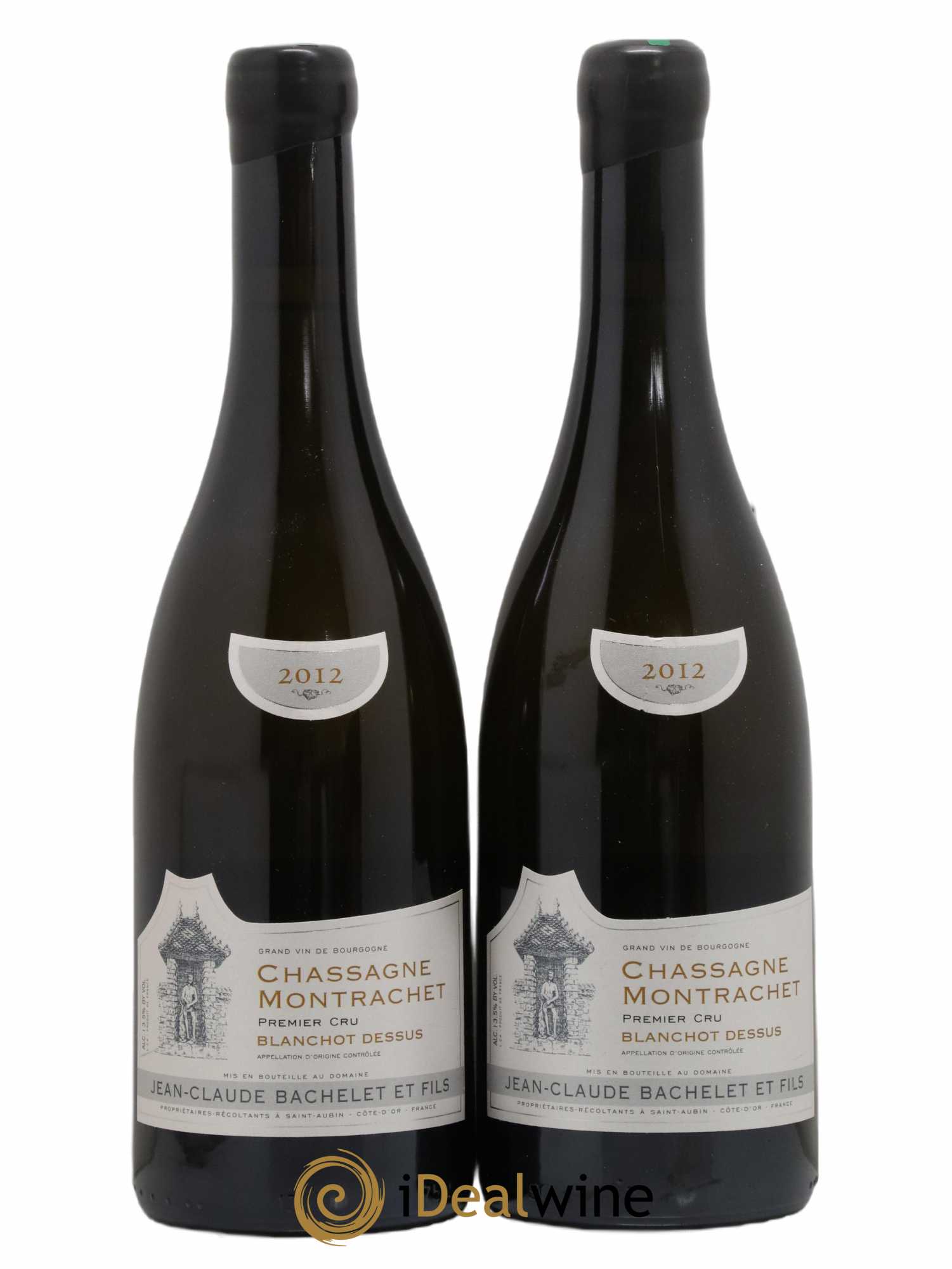 Chassagne-Montrachet 1er Cru Blanchot Dessus Jean-Claude Bachelet (Domaine) 2012 - Lot de 2 bouteilles - 0