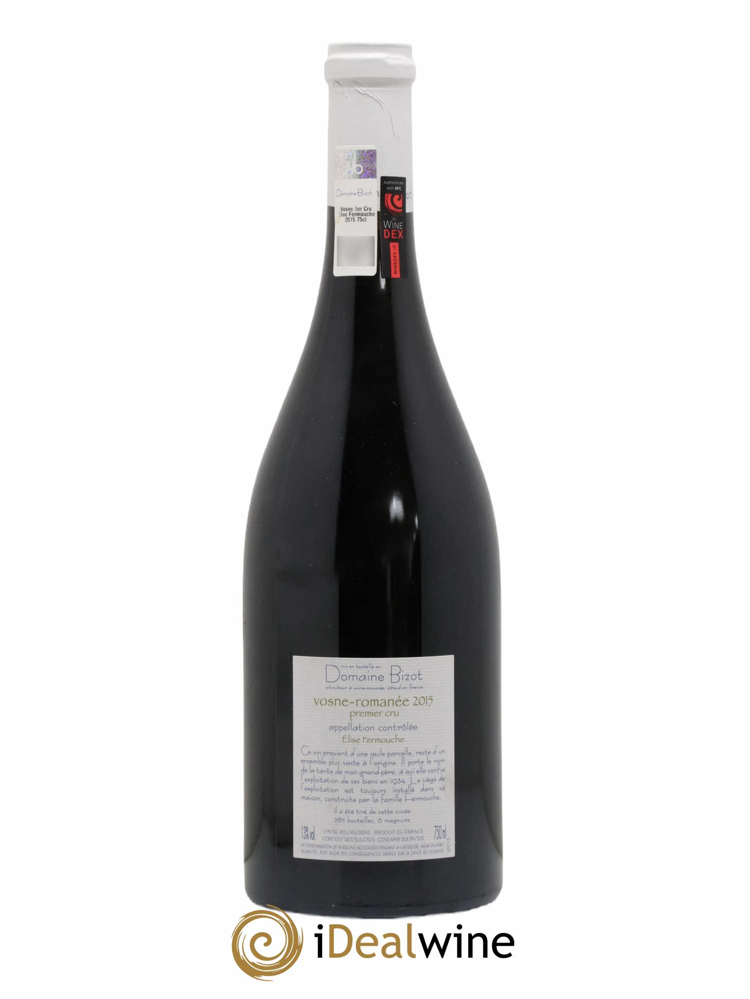 Vosne-Romanée 1er Cru Elise Fermouche Bizot (Domaine) 2015 - Lot de 1 bouteille - 1