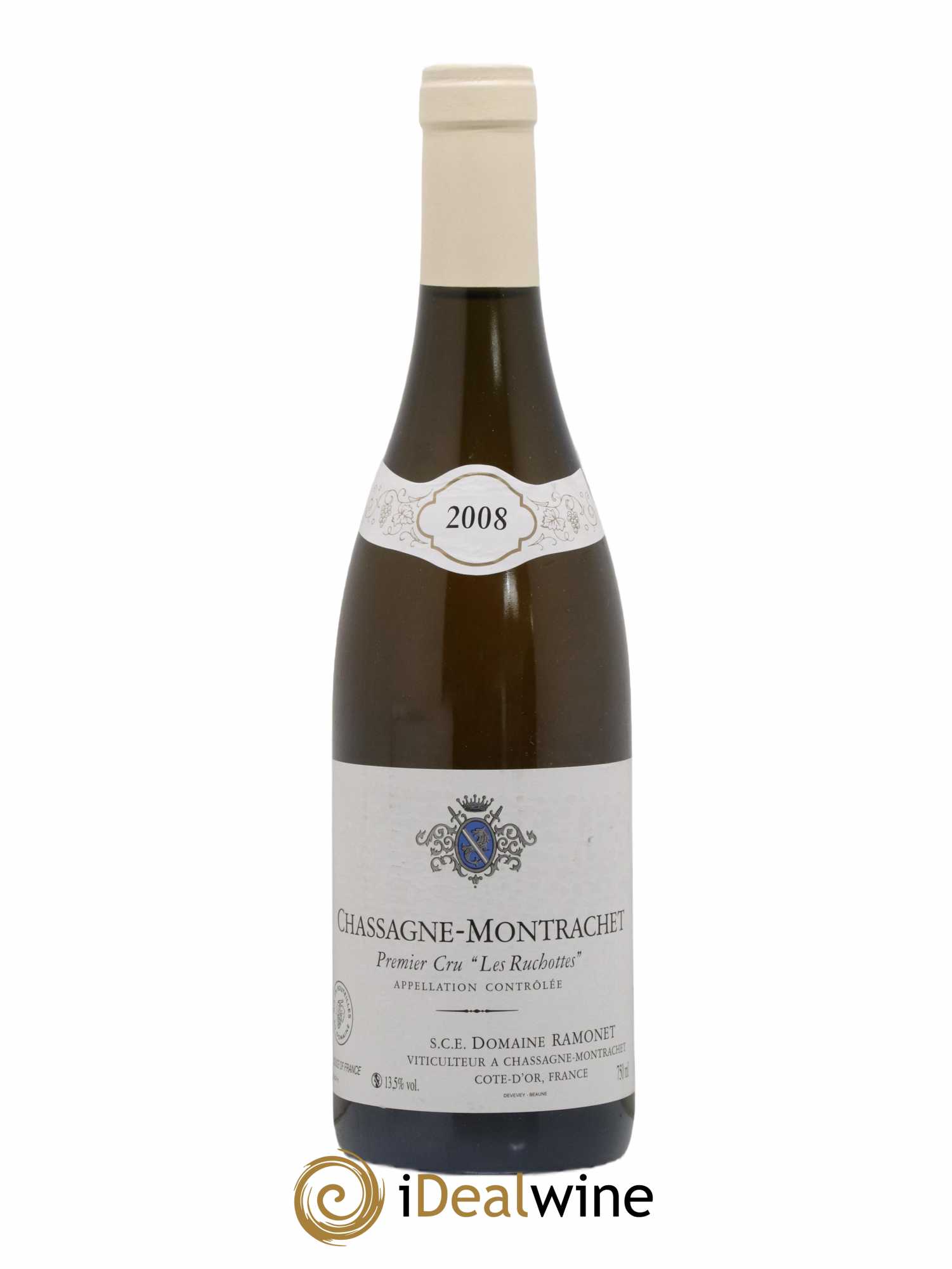 Chassagne-Montrachet 1er Cru Les Ruchottes Ramonet (Domaine) 2008 - Lot de 1 bouteille - 0