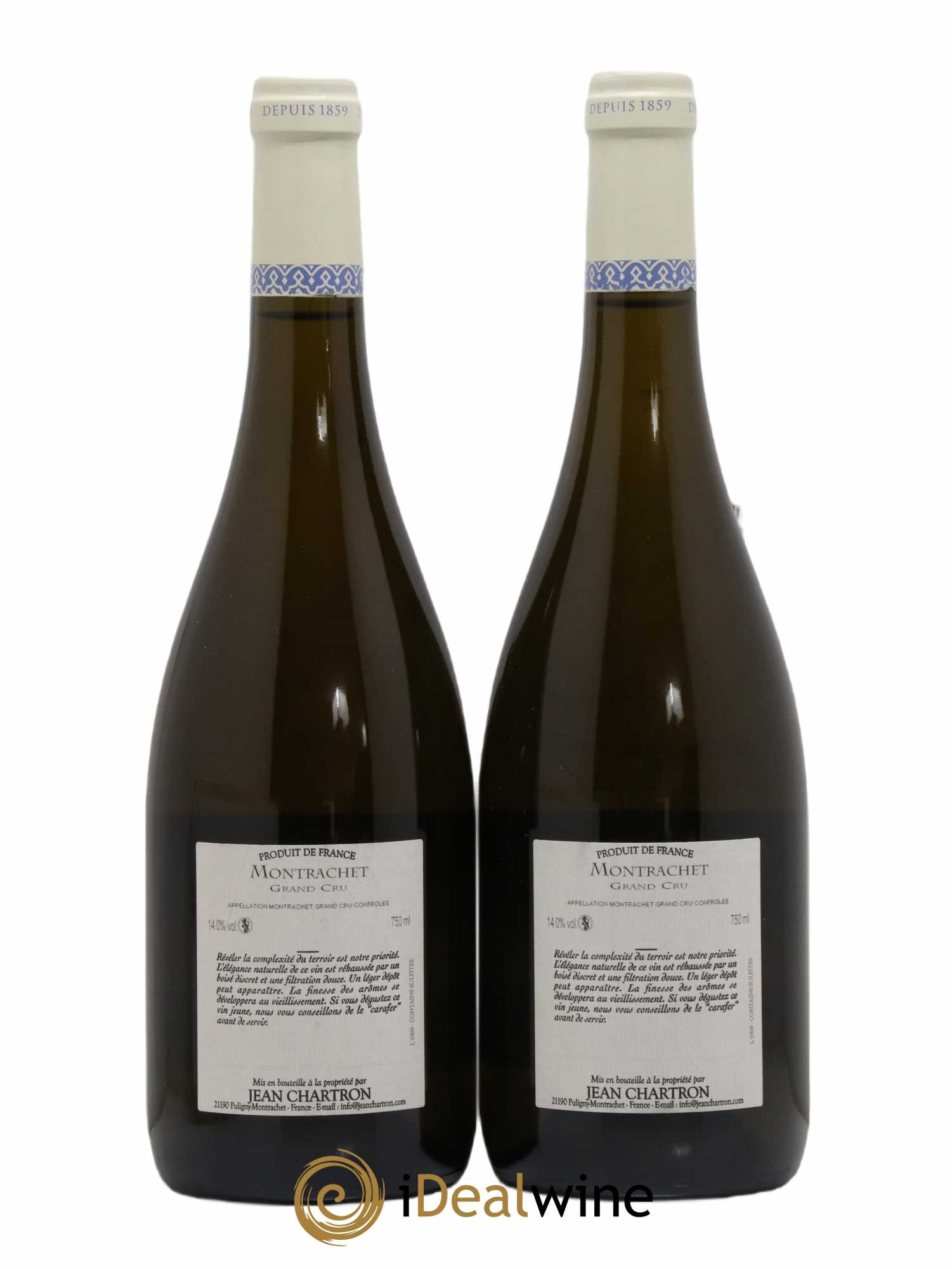 Montrachet Grand Cru Jean Chartron (Domaine) 2010 - Lot de 2 bouteilles - 1
