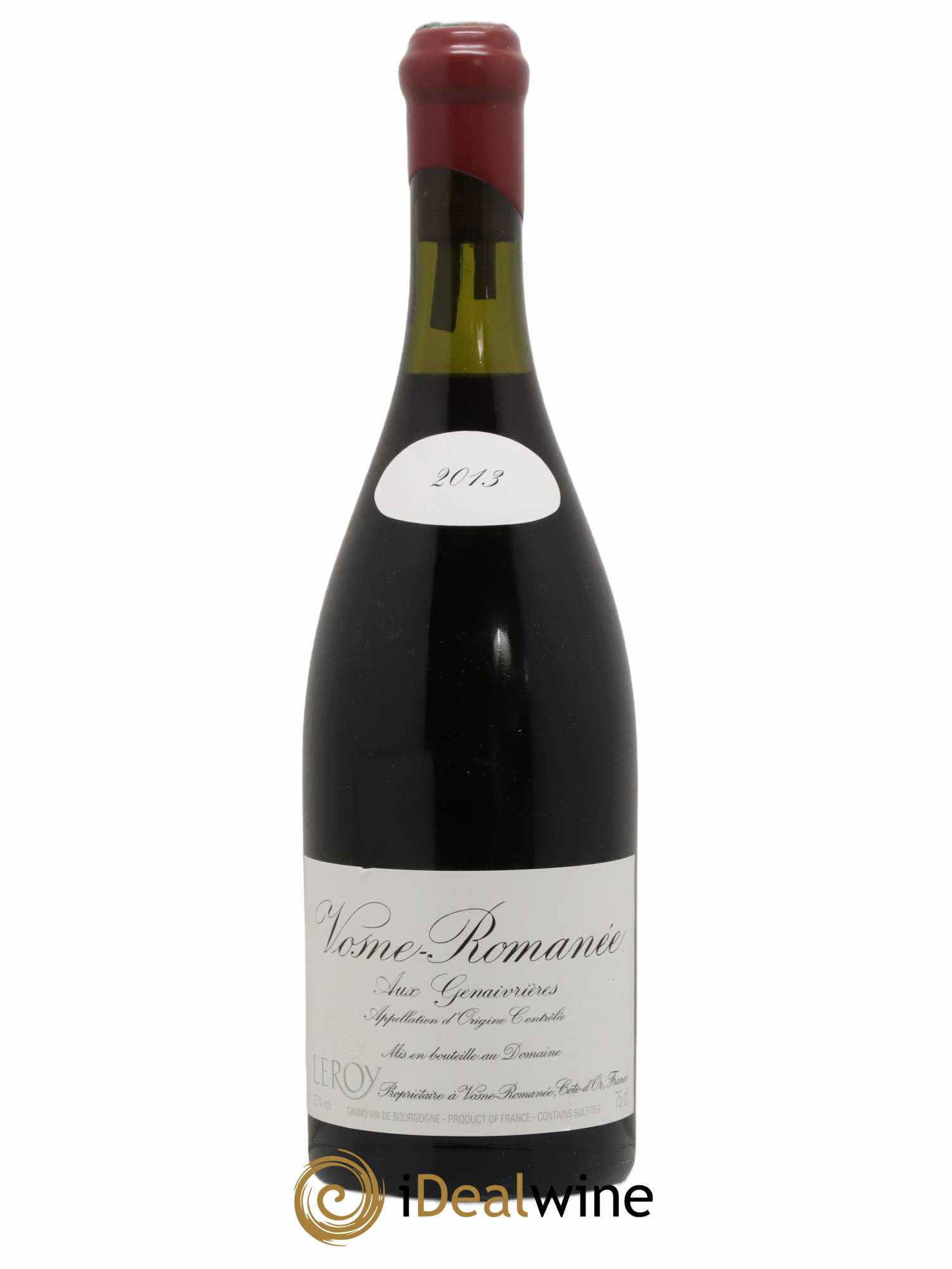 Vosne-Romanée Les Genaivrières Leroy (Domaine) 2013 - Lot de 1 bouteille - 0