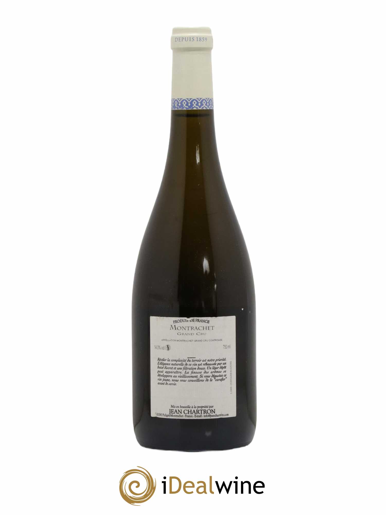 Montrachet Grand Cru Jean Chartron (Domaine) 2010 - Lot de 1 bouteille - 1