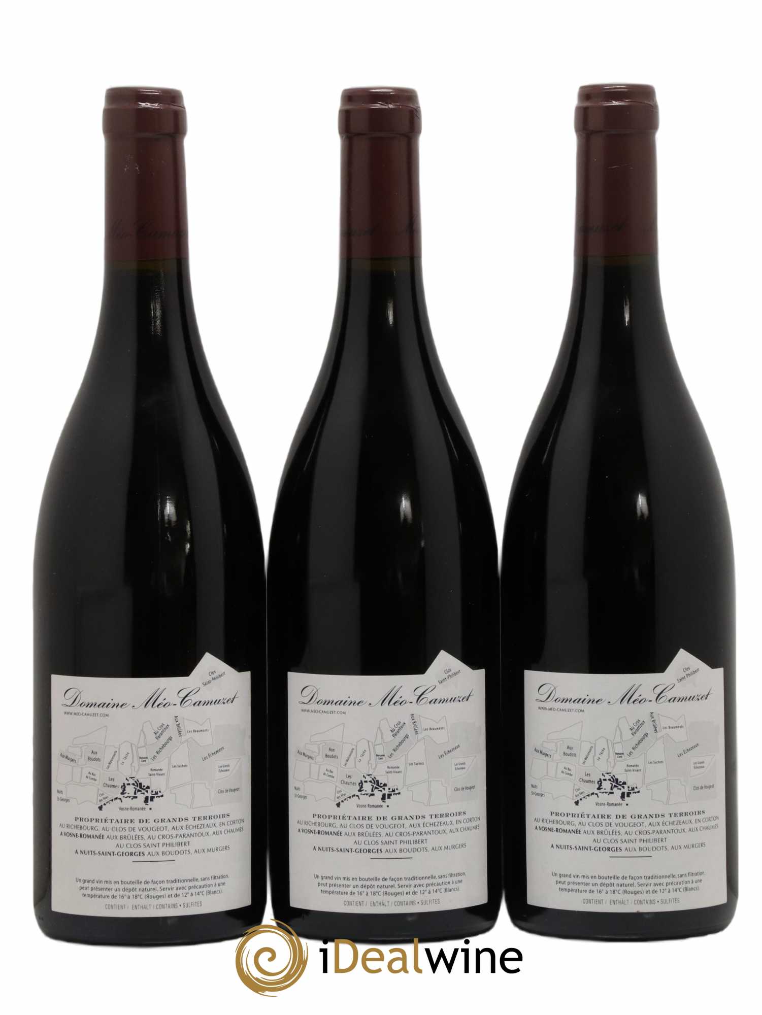 Vosne-Romanée 1er Cru Les Chaumes Méo-Camuzet (Domaine) 2010 - Lot de 3 bouteilles - 1