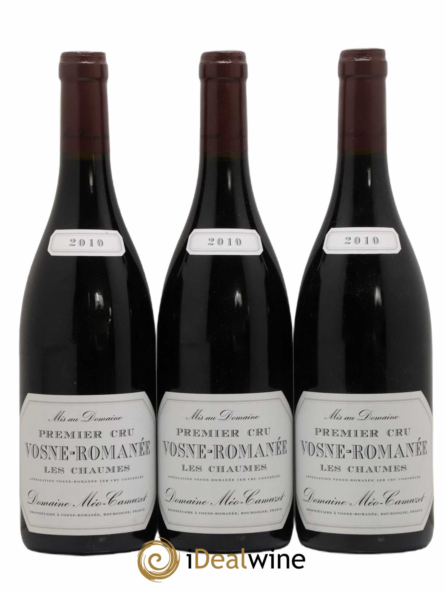 Vosne-Romanée 1er Cru Les Chaumes Méo-Camuzet (Domaine) 2010 - Lot de 3 bouteilles - 0