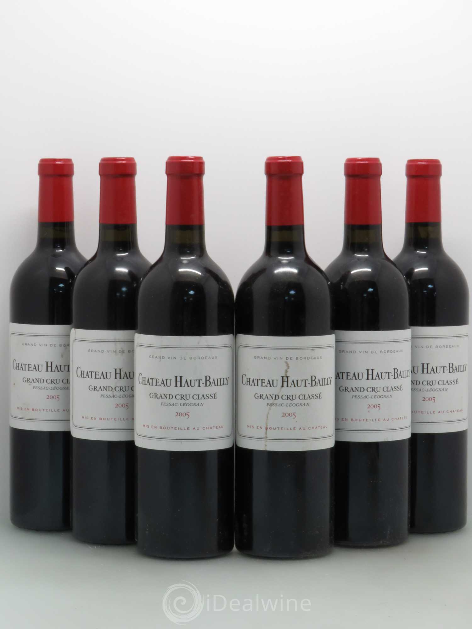Château Haut-Bailly Cru Classé de Graves 2005 - Lot de 6 bouteilles - 0