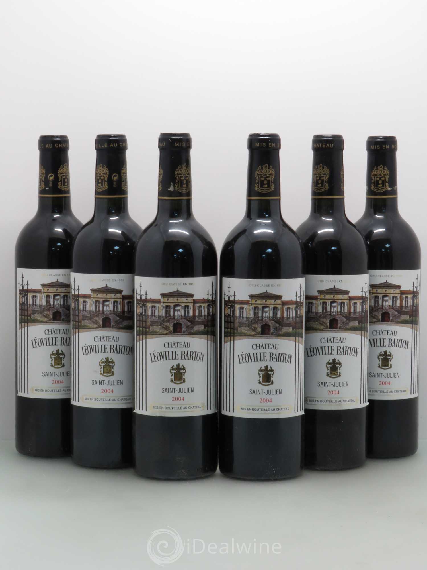 Château Léoville Barton 2ème Grand Cru Classé 2004 - Lot de 6 bouteilles - 0