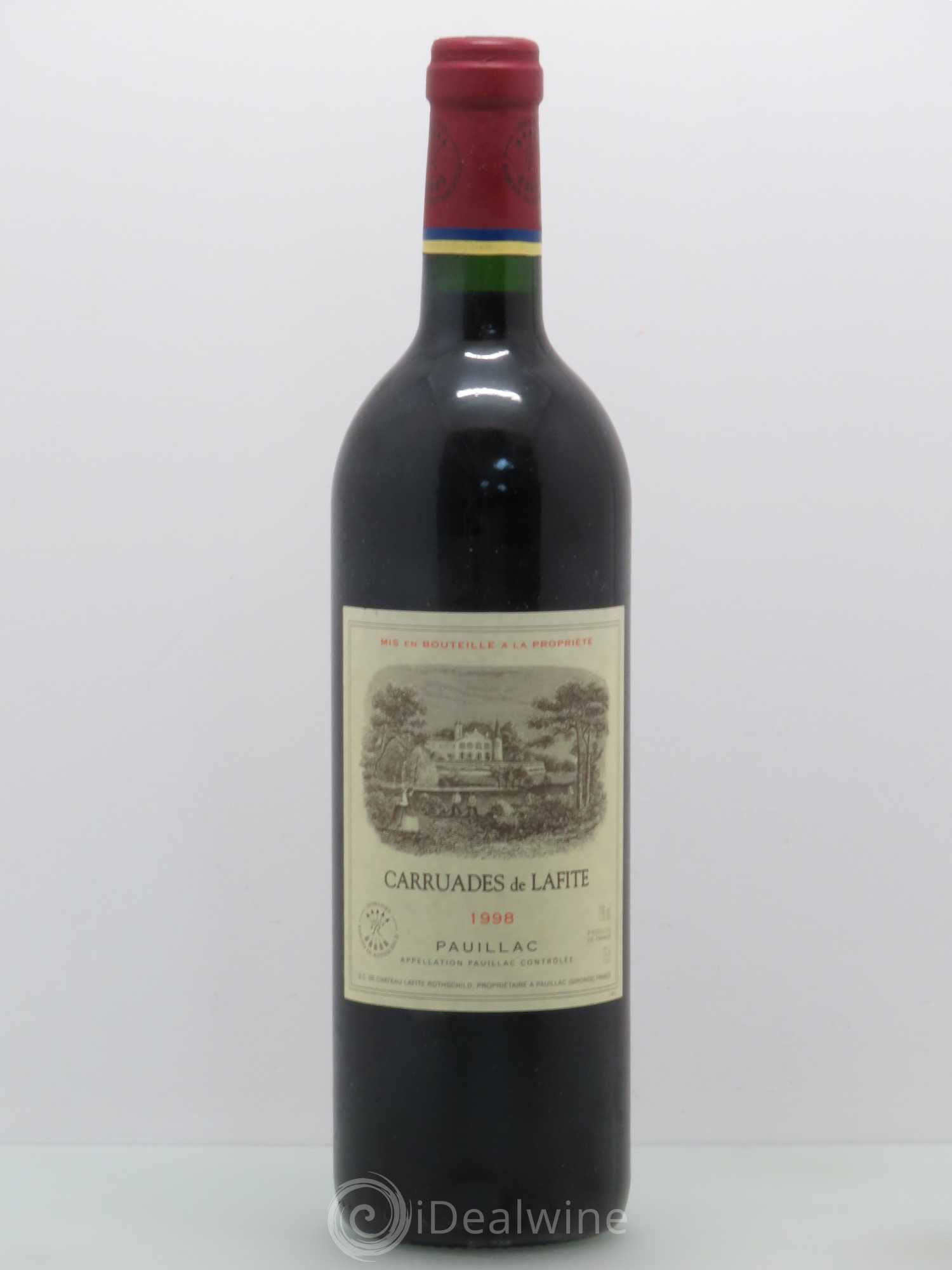 Carruades de Lafite Rothschild Second Vin 1998 - Lot de 1 bouteille - 0
