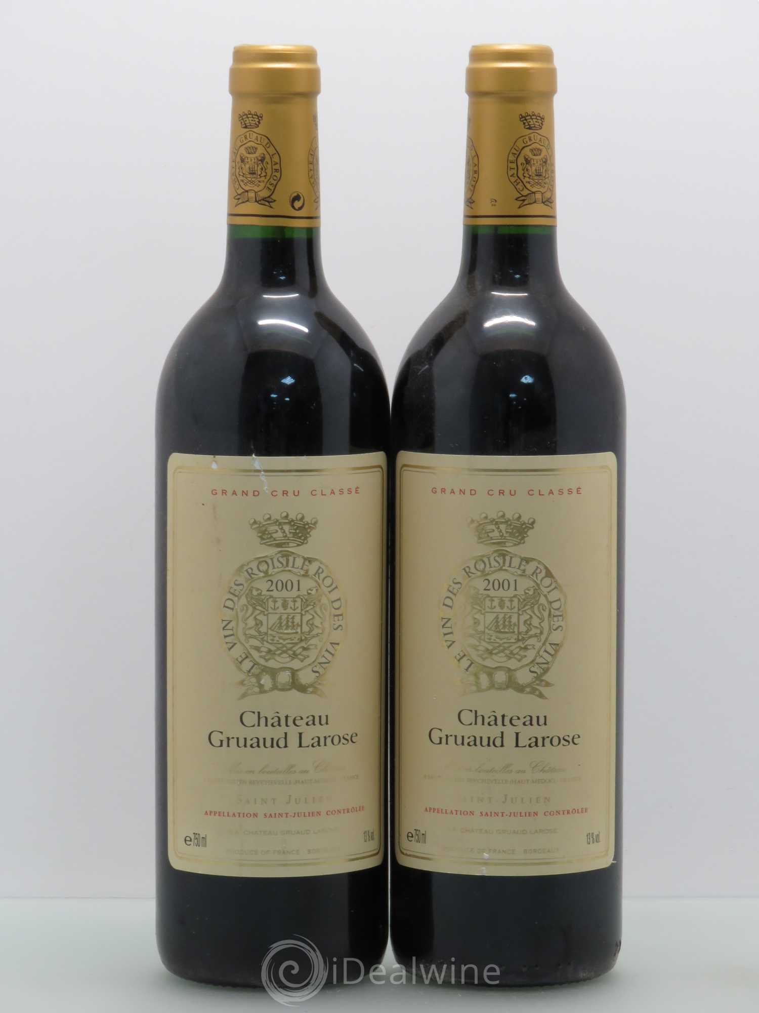 Château Gruaud Larose 2ème Grand Cru Classé 2001 - Lot de 5 bouteilles - 2