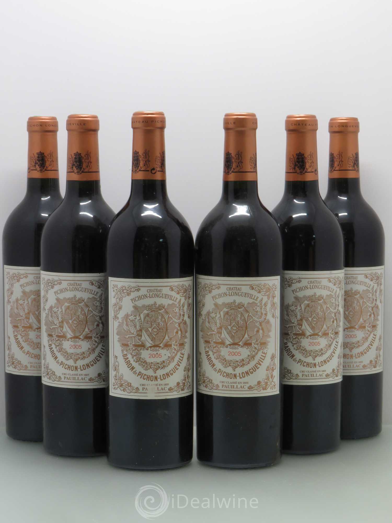 Pichon Longueville Baron 2ème Grand Cru Classé 2005 - Lot de 6 bouteilles - 0