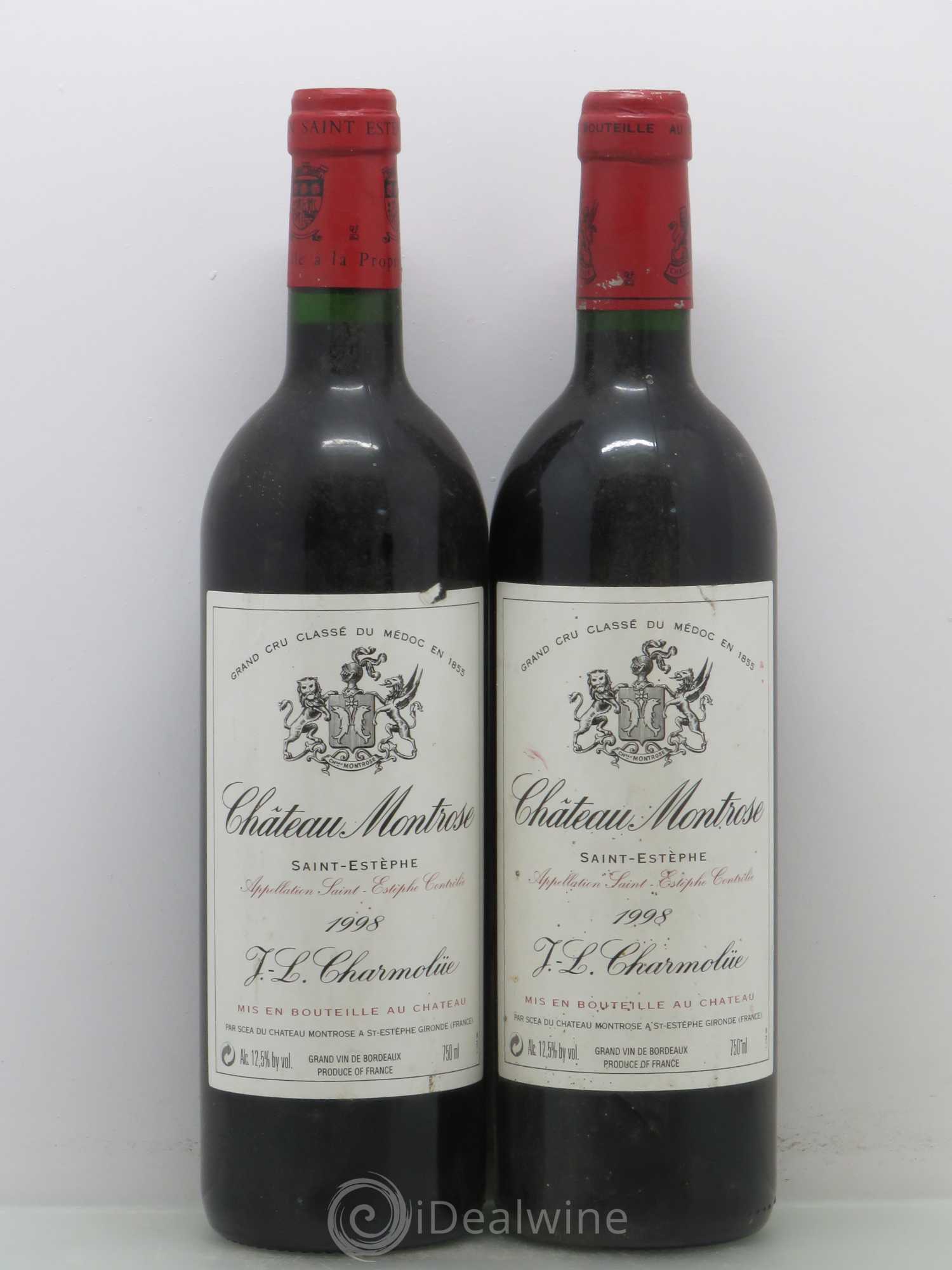 Château Montrose 2ème Grand Cru Classé 1998 - Lot de 4 bouteilles - 2