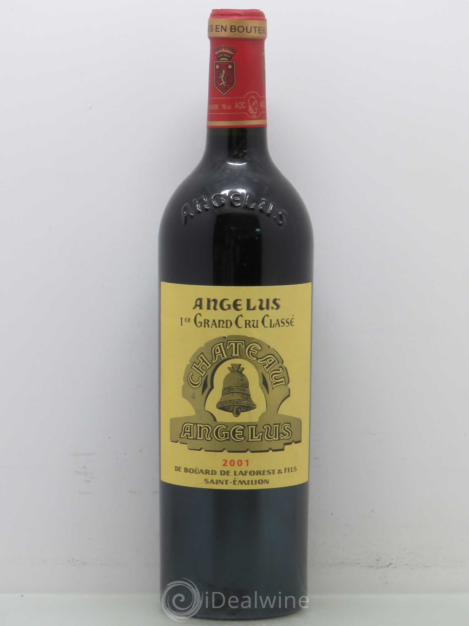 Château Angélus 1er Grand Cru Classé A 2001 - Lot de 1 bouteille - 0