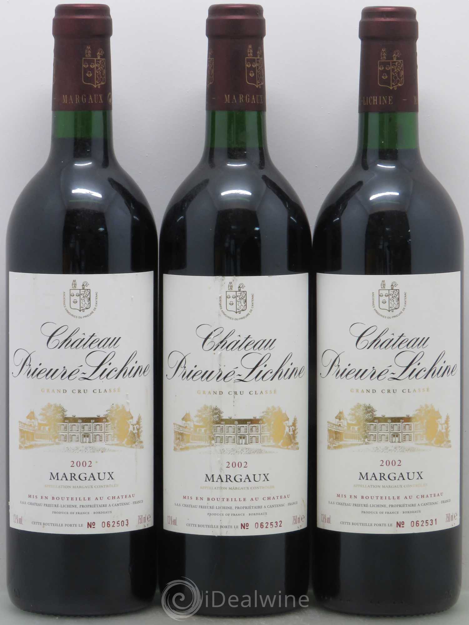 Château Prieuré Lichine 4ème Grand Cru Classé 2002 - Lot de 6 bouteilles - 2