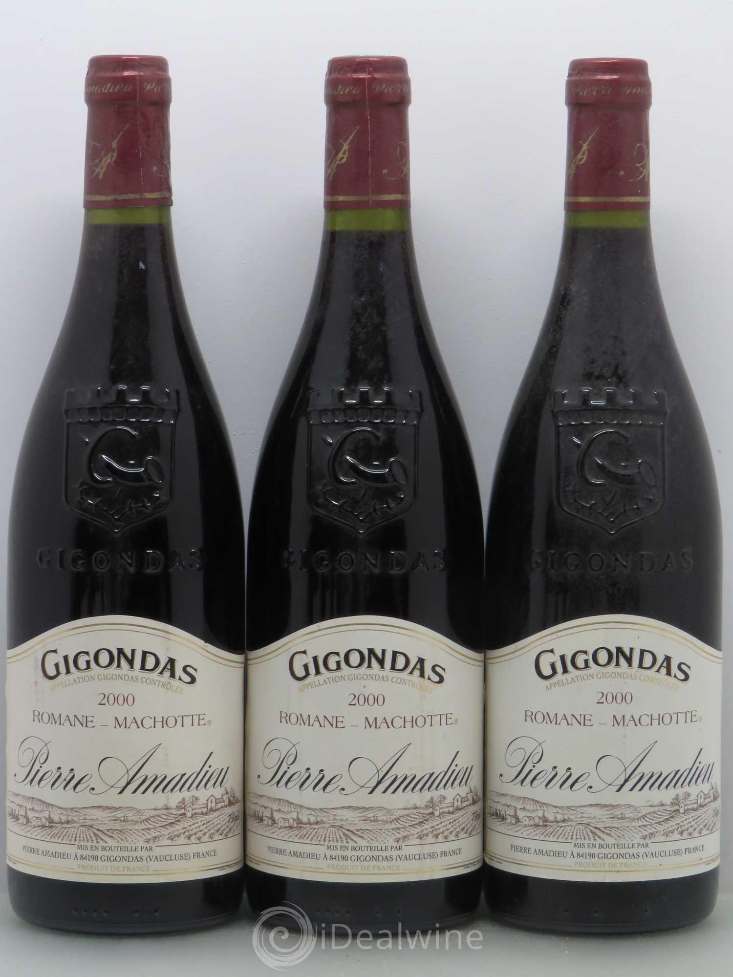Gigondas Pierre Amandieu Romanee Machote 2000 - Posten von 6 Flaschen - 1