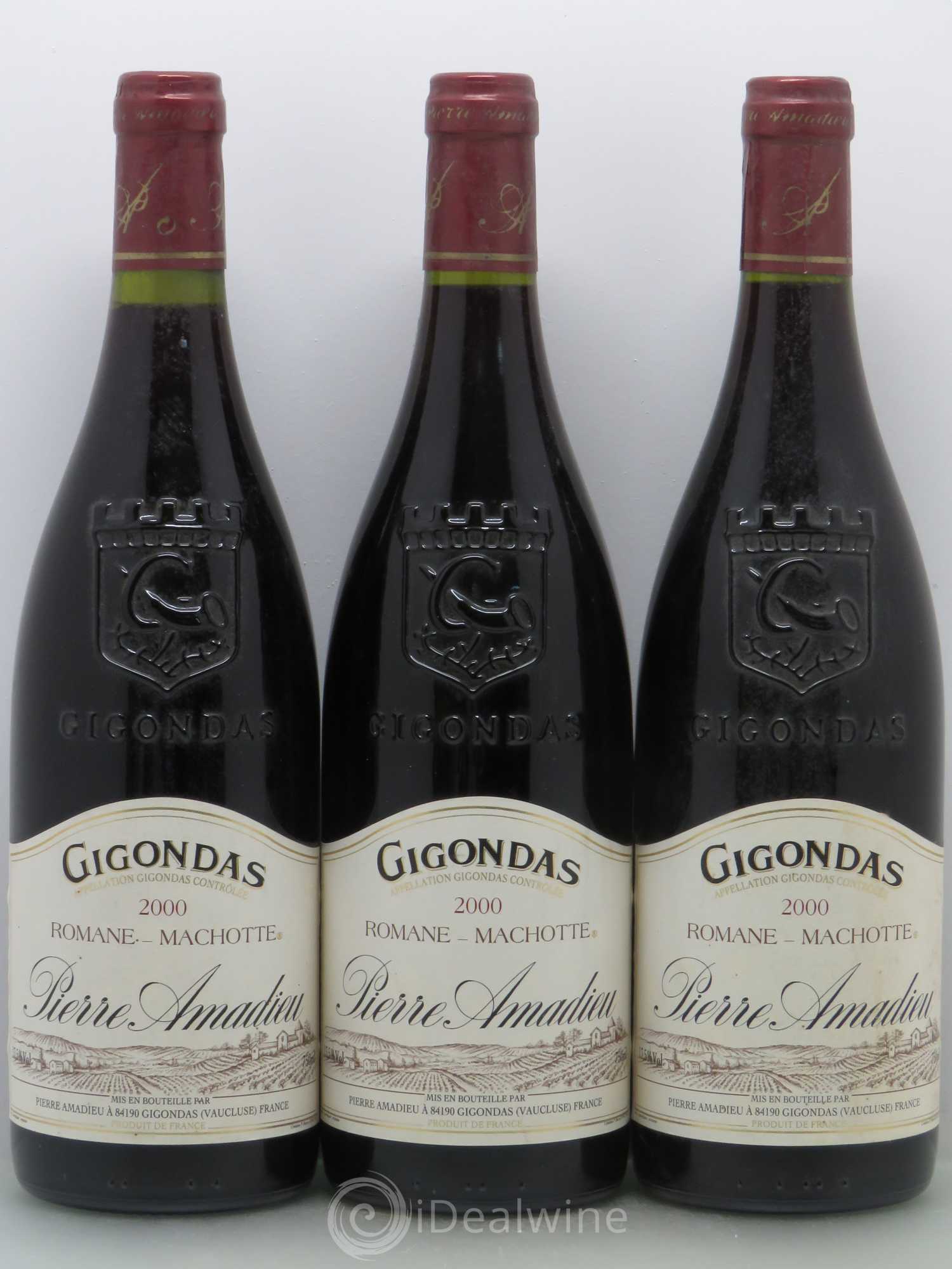 Gigondas Pierre Amandieu Romanee Machote 2000 - Posten von 6 Flaschen - 2