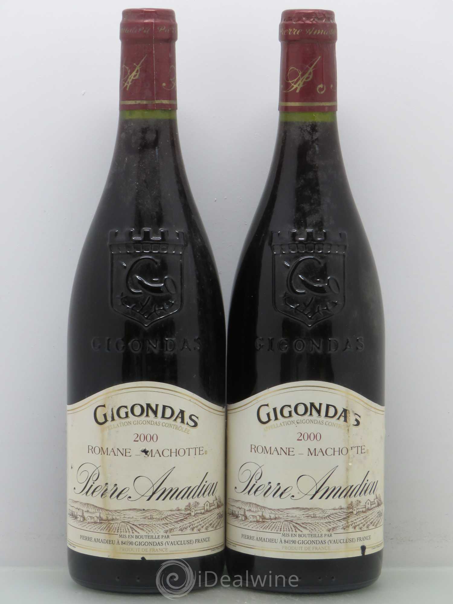 Gigondas Pierre Amandieu Romanee Machote 2000 - Posten von 2 Flaschen - 0