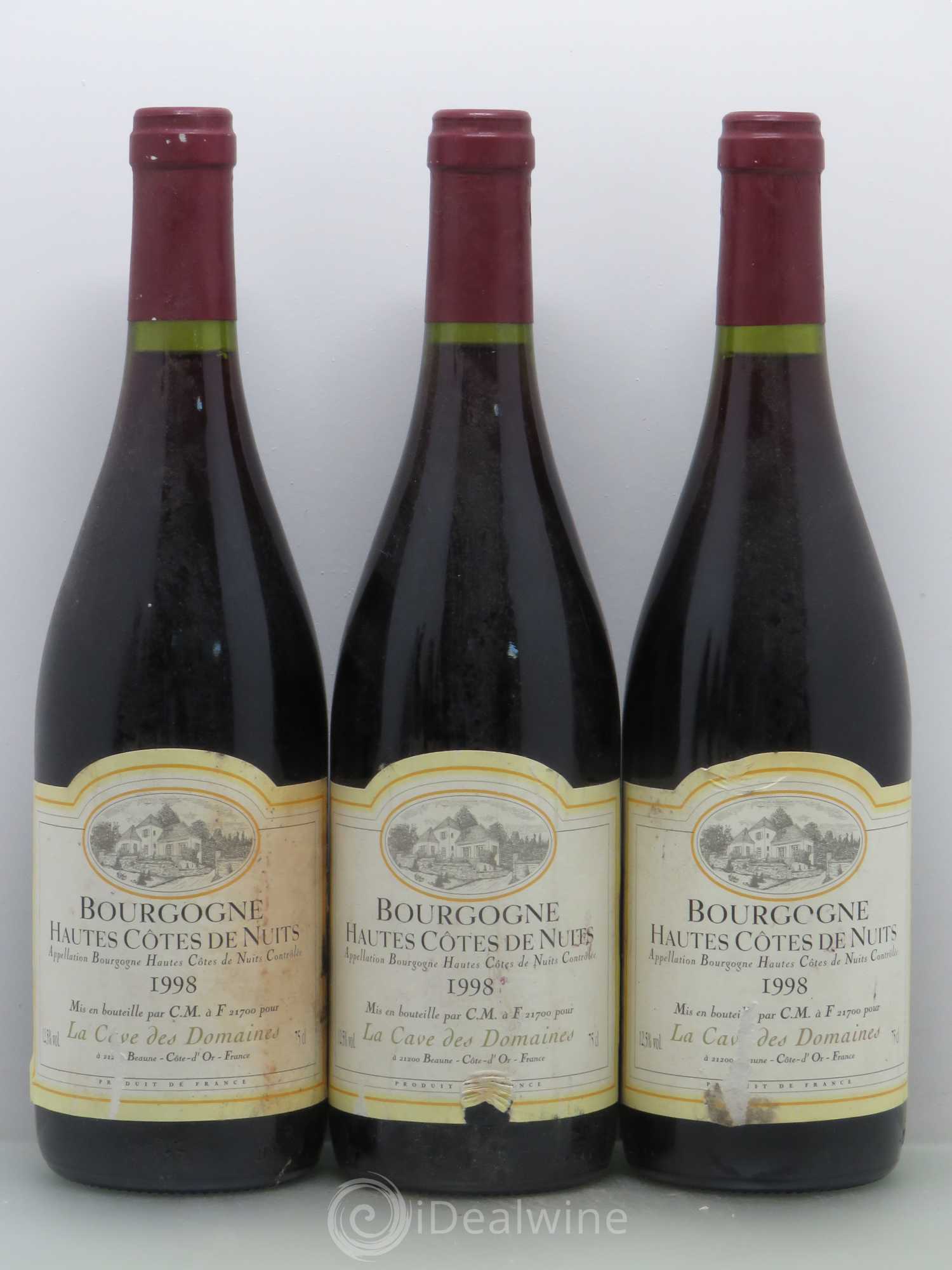 Hautes-Côtes de Nuits La Cave des Domaines 1998 - Lot de 6 bouteilles - 1