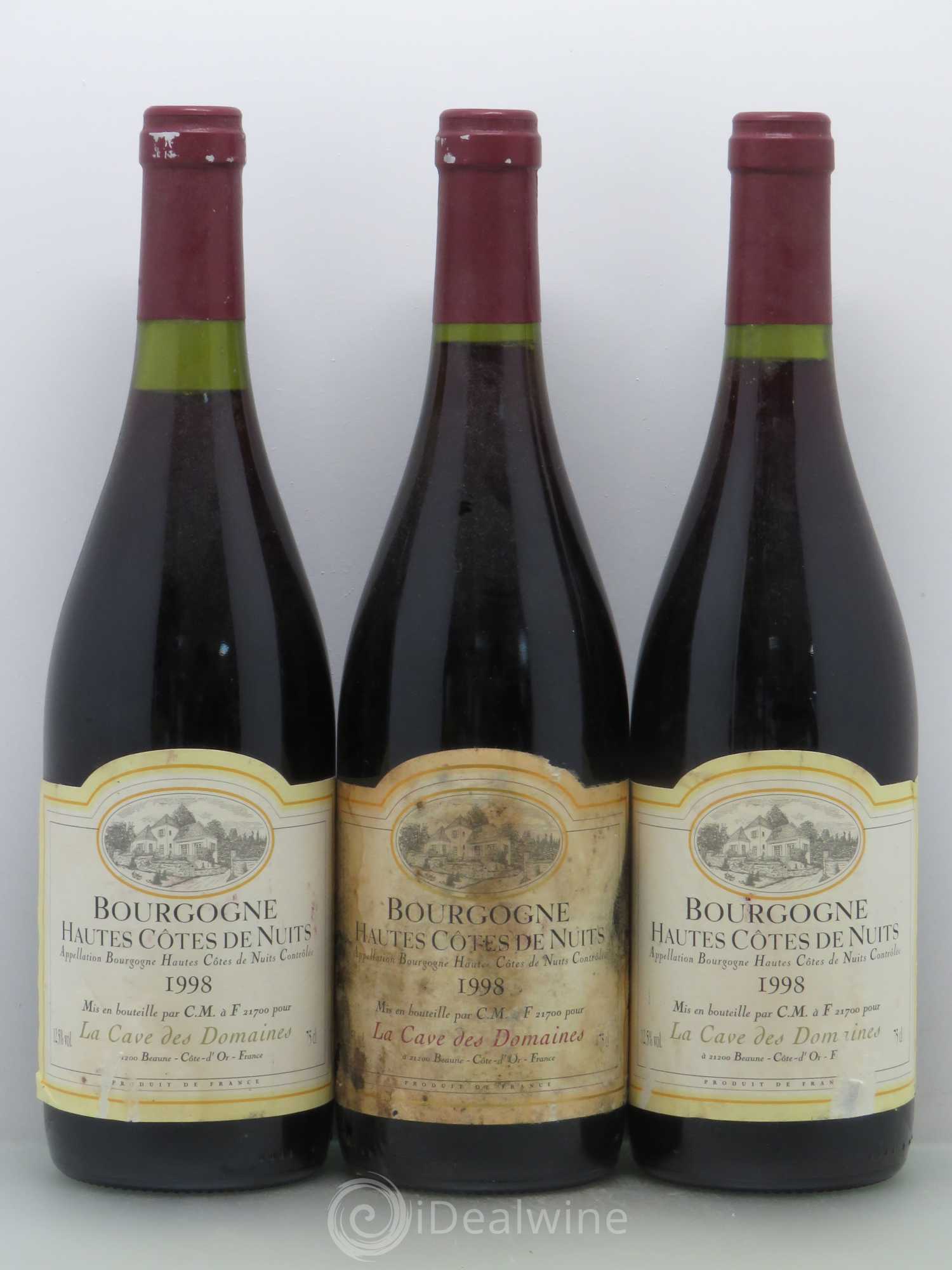 Hautes-Côtes de Nuits La Cave des Domaines 1998 - Lot de 6 bouteilles - 2