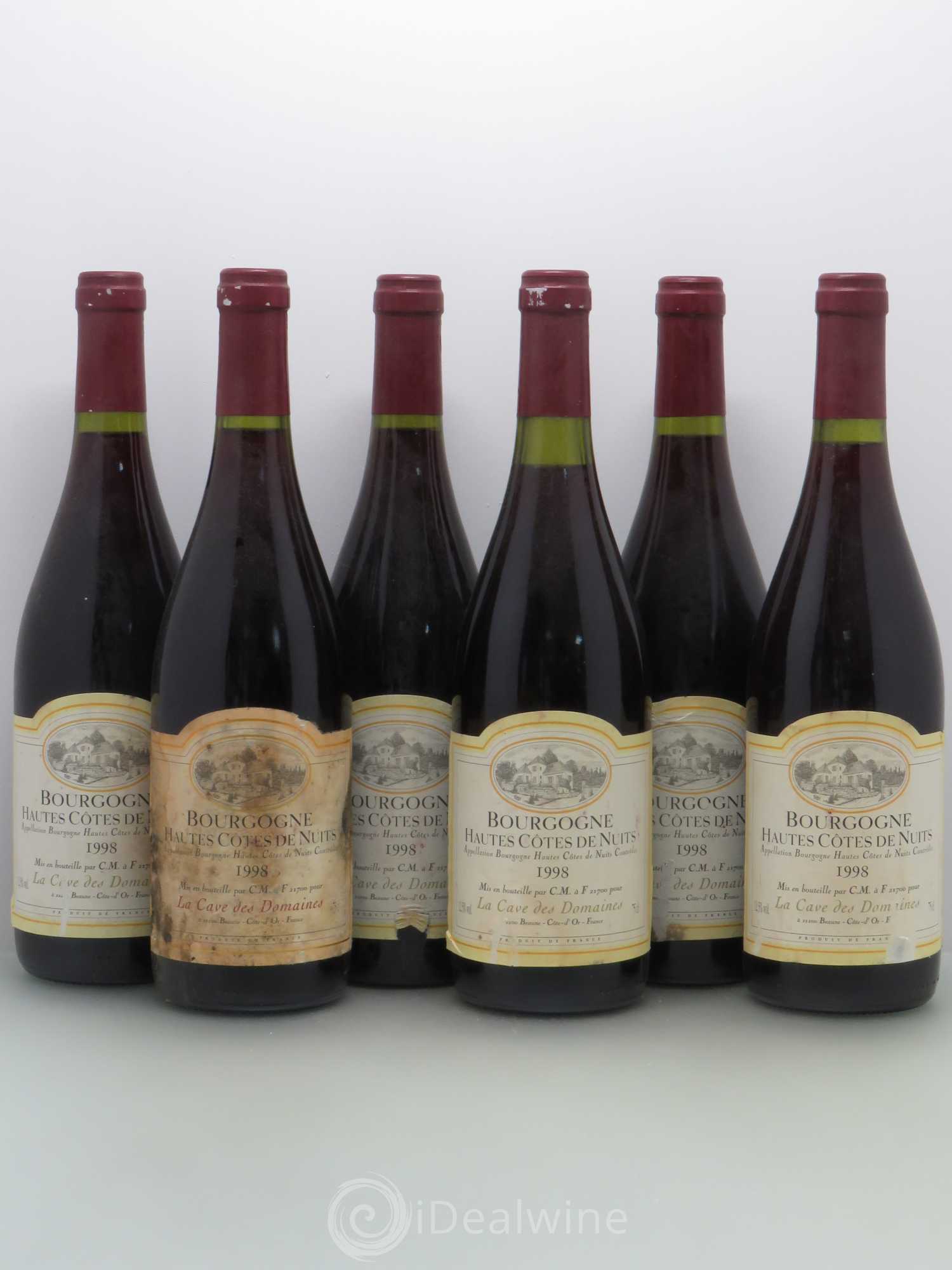 Hautes-Côtes de Nuits La Cave des Domaines 1998 - Lot de 6 bouteilles - 0