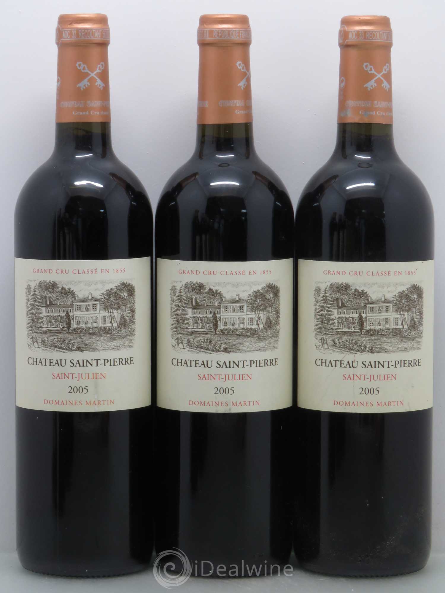 Château Saint-Pierre 4ème Grand Cru Classé 2005 - Lot de 6 bouteilles - 1