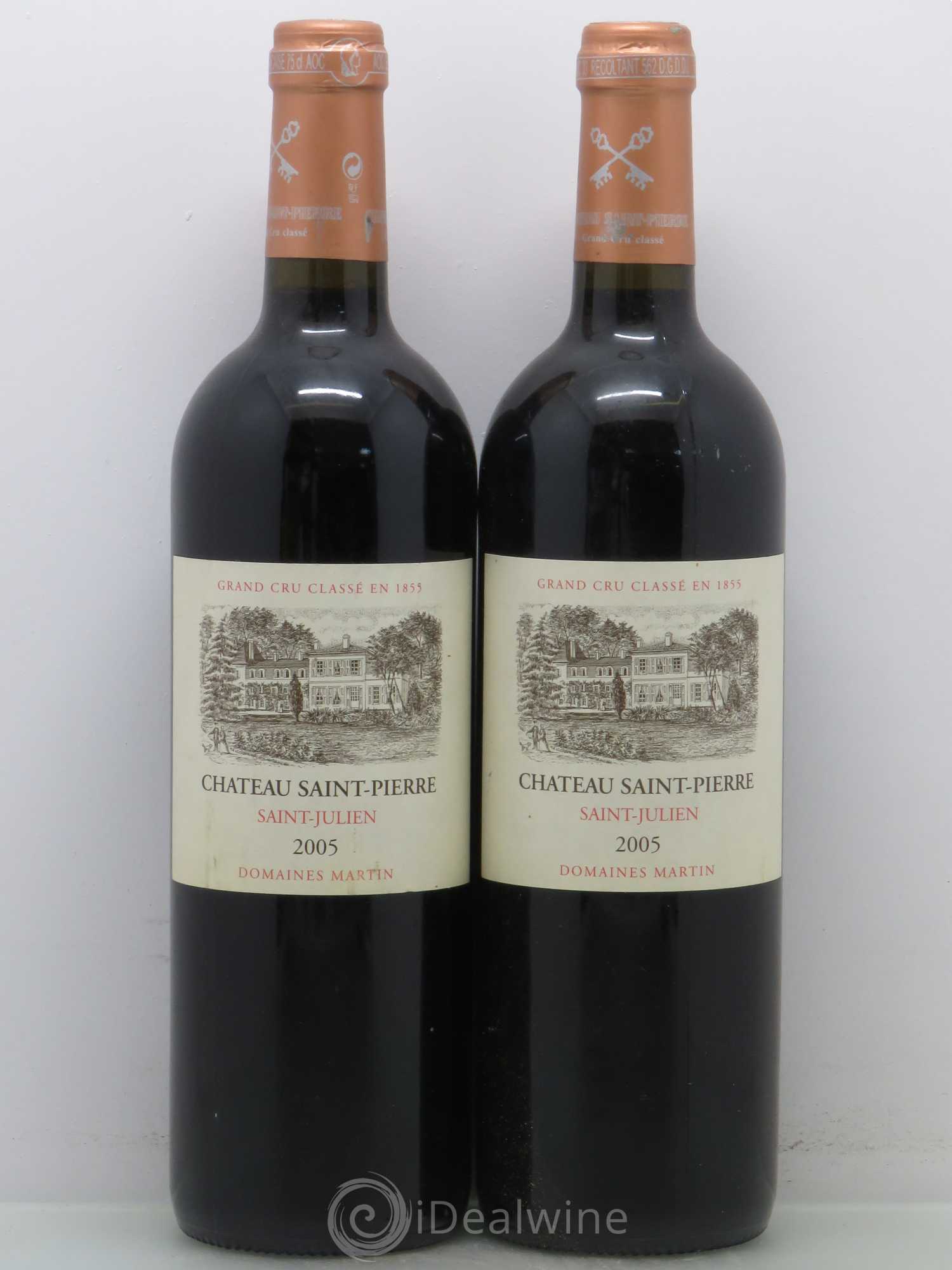 Château Saint-Pierre 4ème Grand Cru Classé 2005 - Lot de 4 bouteilles - 2