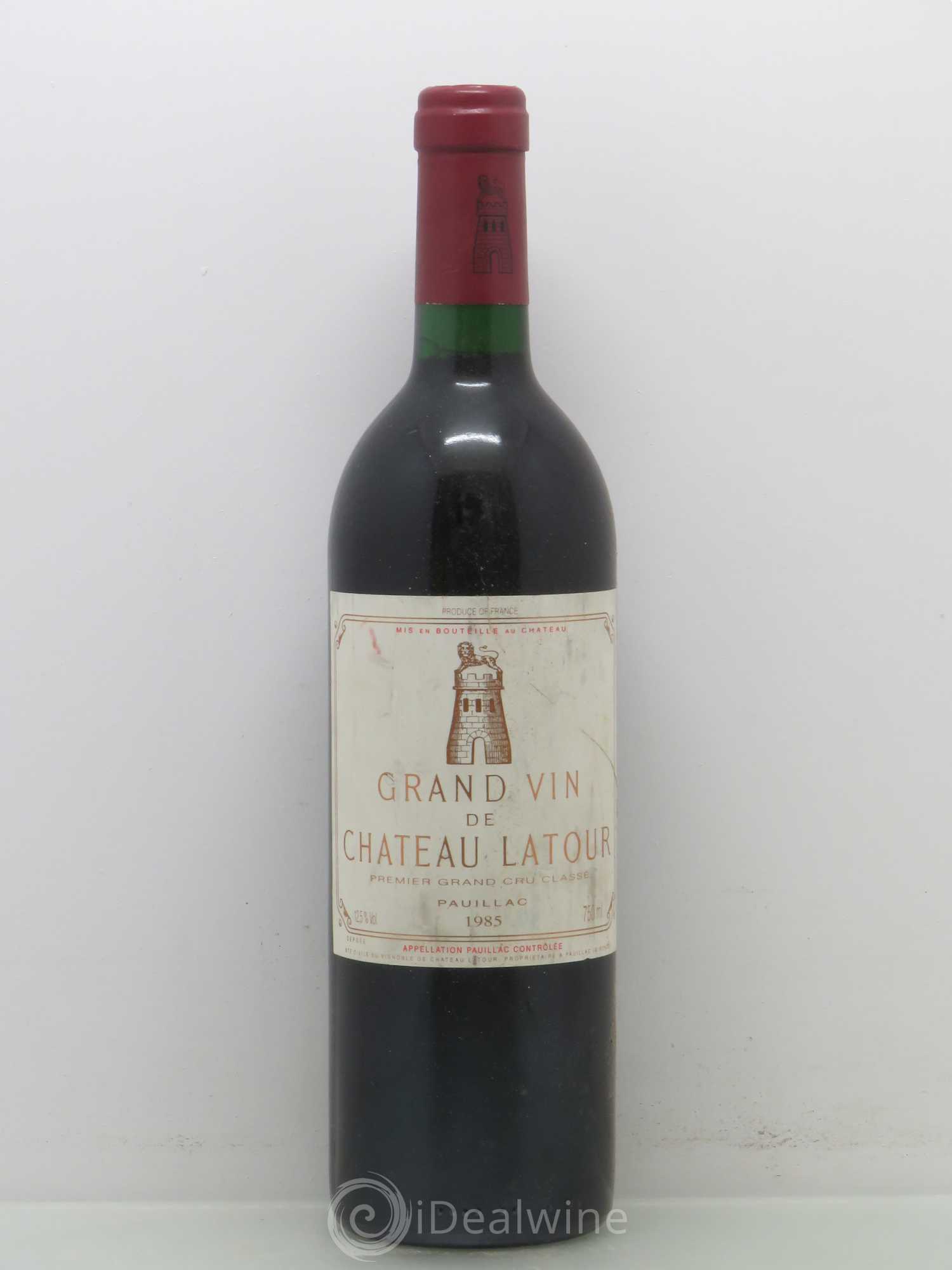 Château Latour 1er Grand Cru Classé 1985 - Lot de 1 bouteille - 0