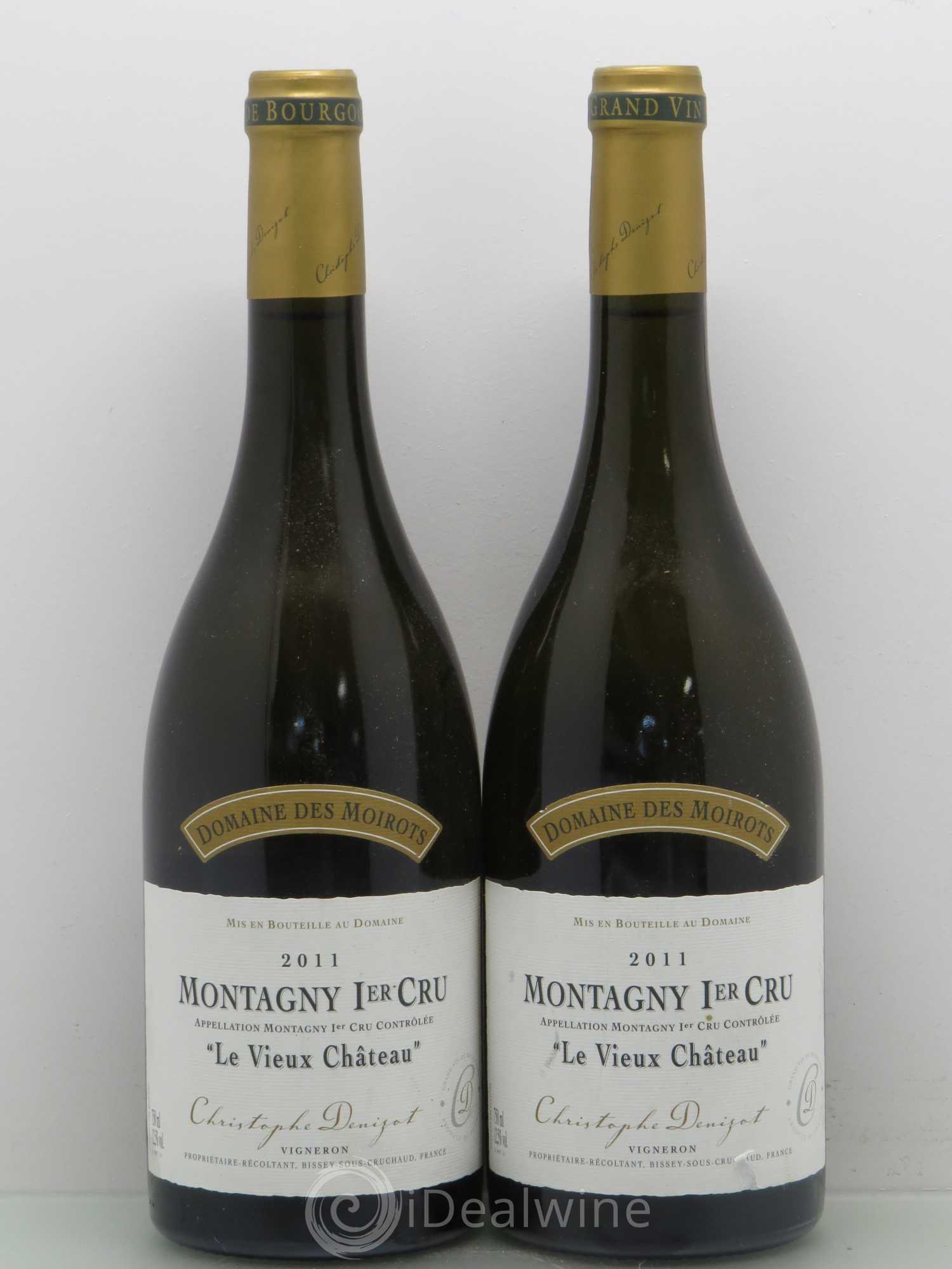 Montagny 1er Cru Le Vieux Château Christophe Denizot 2011 - Posten von 2 Flaschen - 0