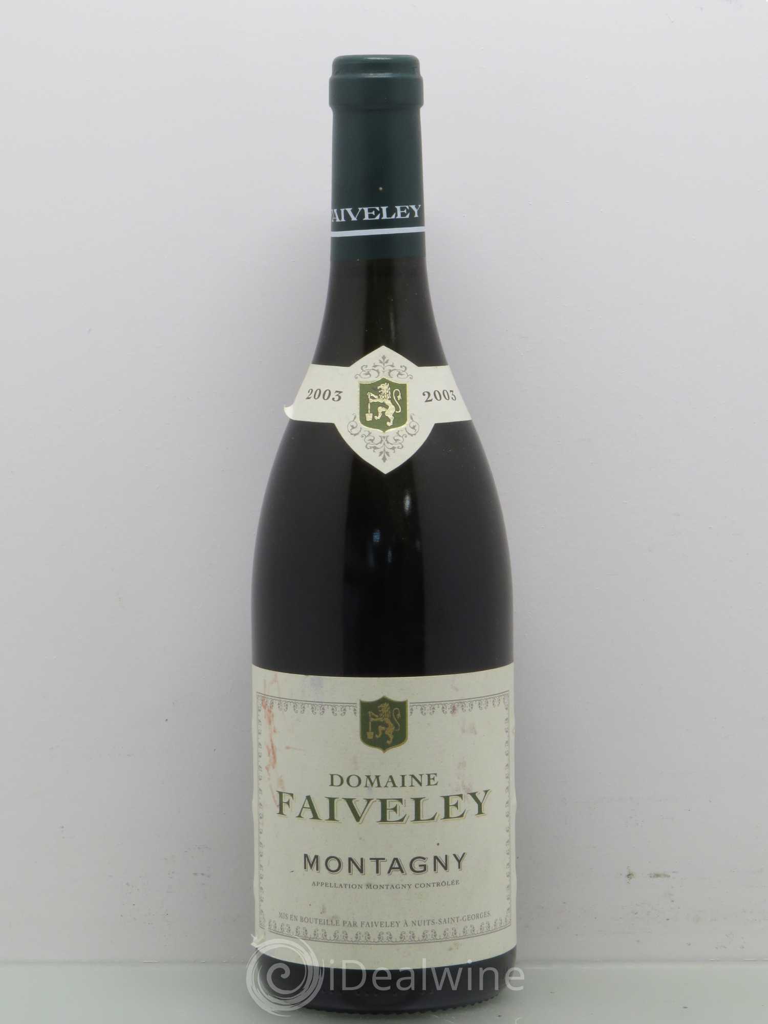 Bourgogne Montagny Faiveley 2003 - Posten von 1 Flasche - 0