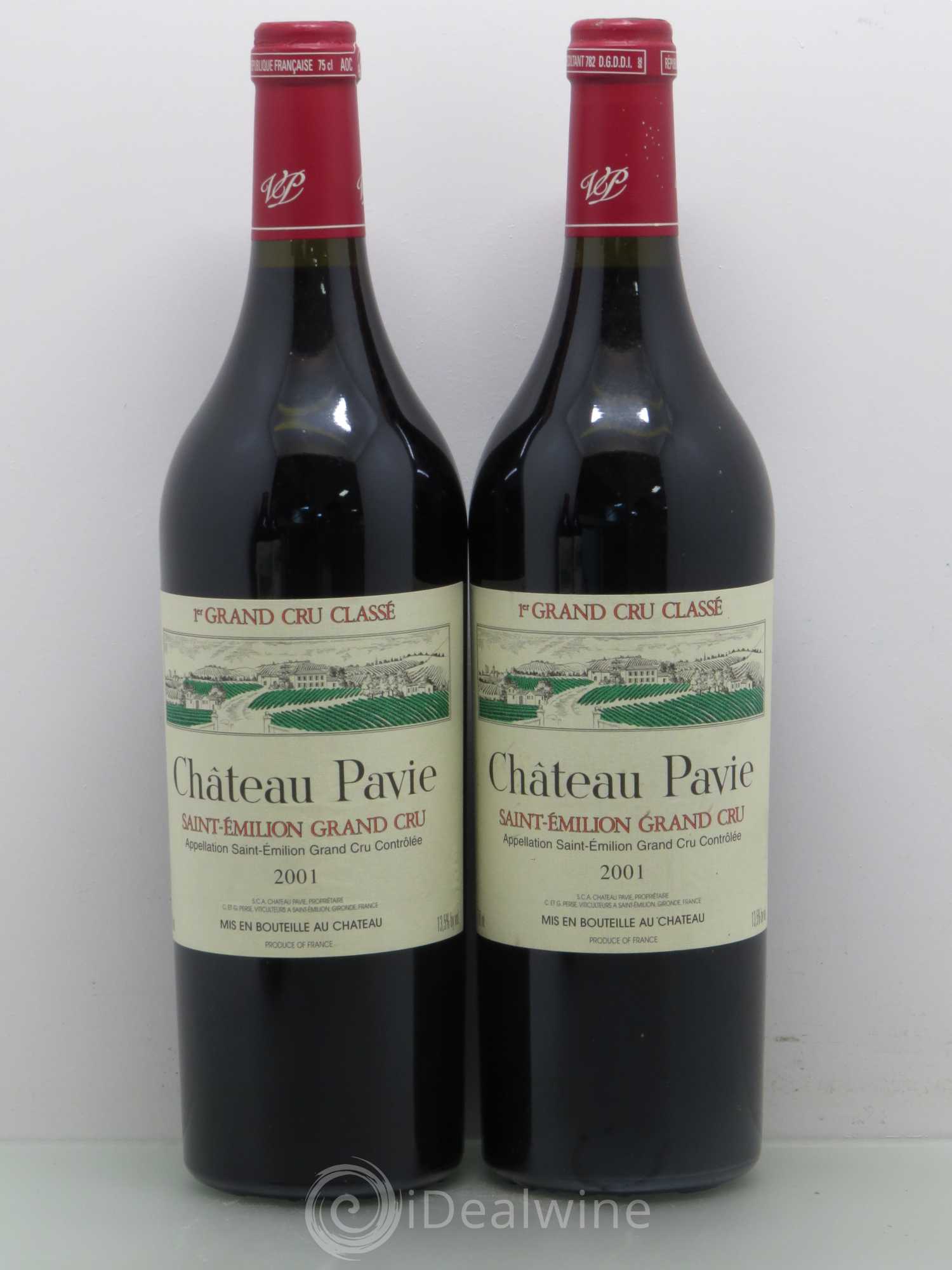 Château Pavie 1er Grand Cru Classé A 2001 - Lot de 4 bouteilles - 2