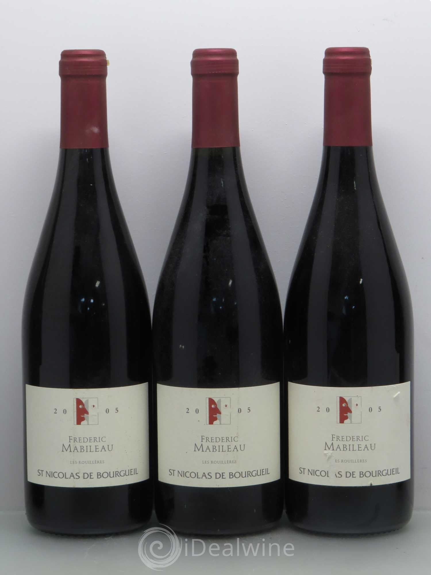 Saint-Nicolas de Bourgueil Les Rouilleres Frederic Mabileau 2005 - Lot de 5 bouteilles - 1