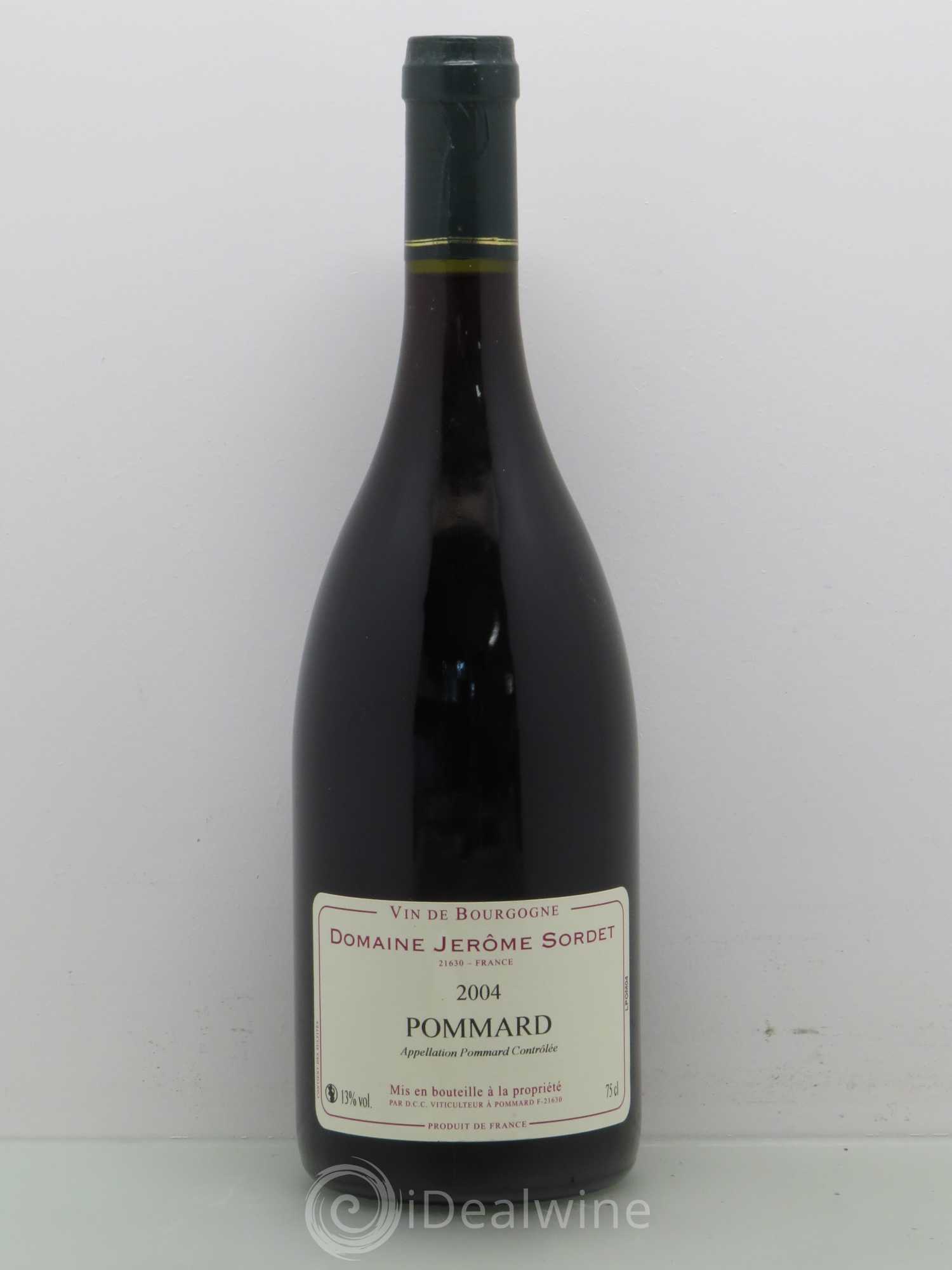 Pommard Domaine Jerome Sordet 2004 - Posten von 1 Flasche - 0