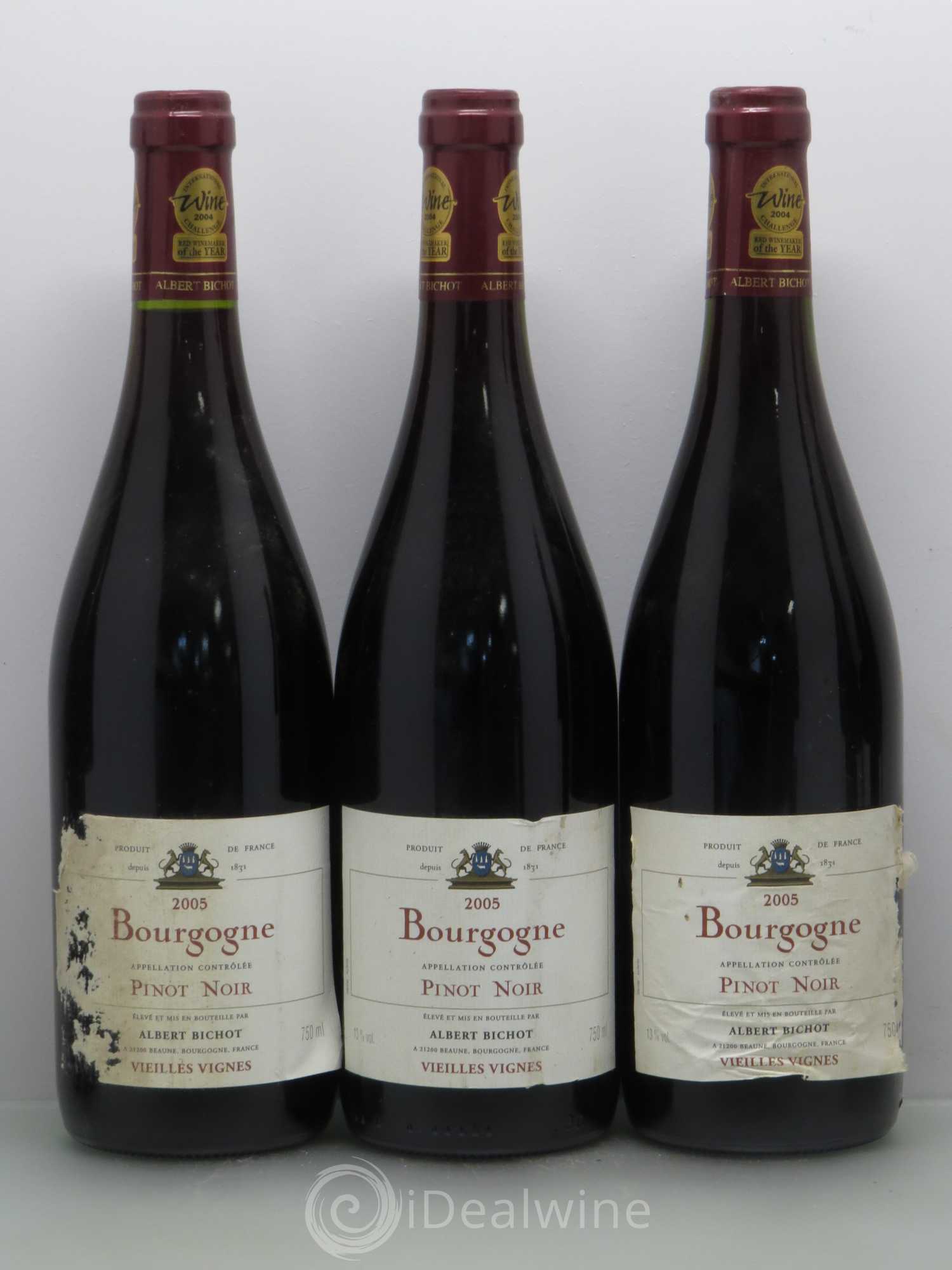 Bourgogne Pinot Noir Albert Bichot Vieilles Vignes 2005 - Posten von 6 Flaschen - 1