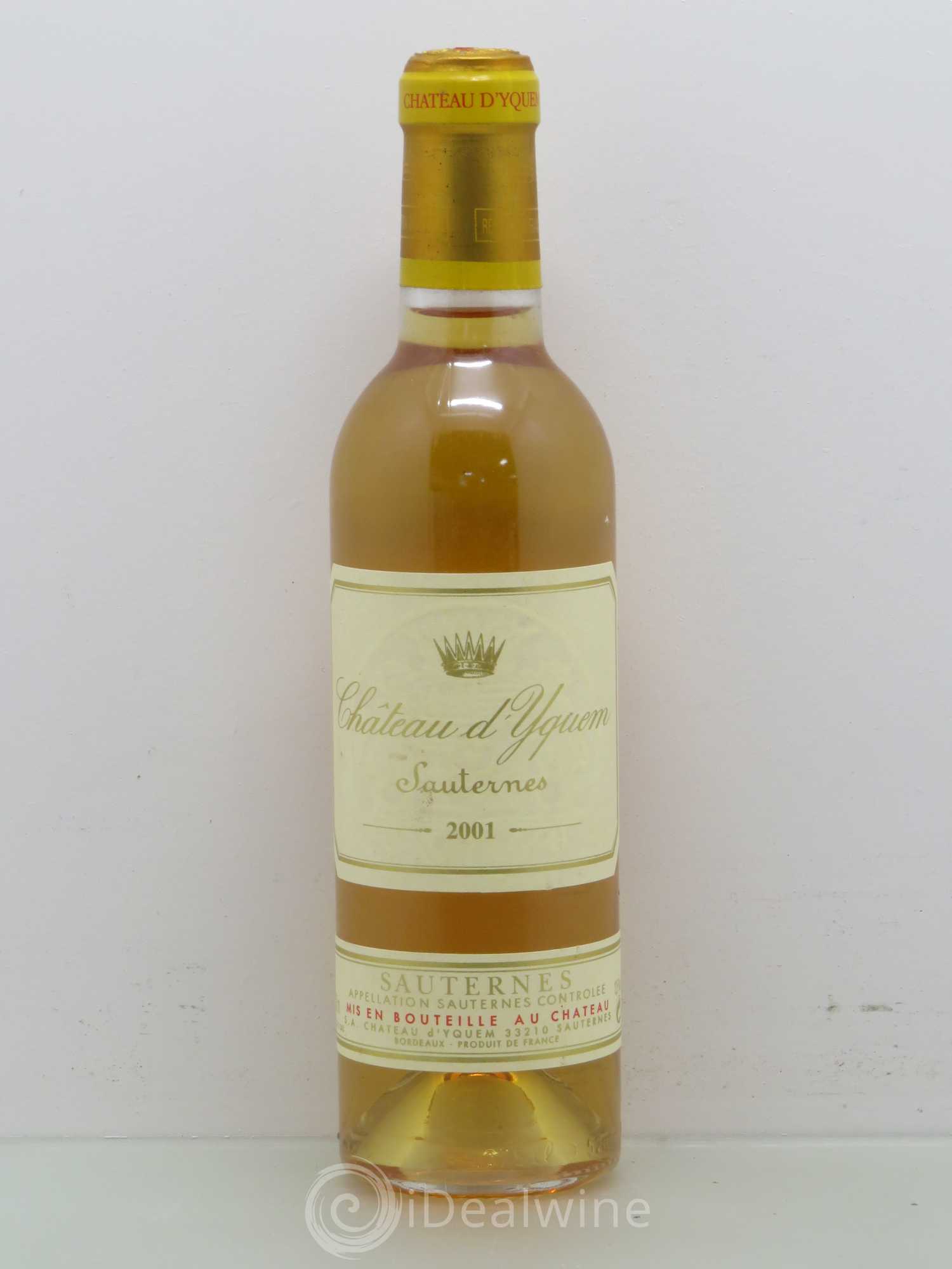 Château d' Yquem 1er Cru Classé Supérieur 2001 - Lotto di 1 mezza bottiglia - 0