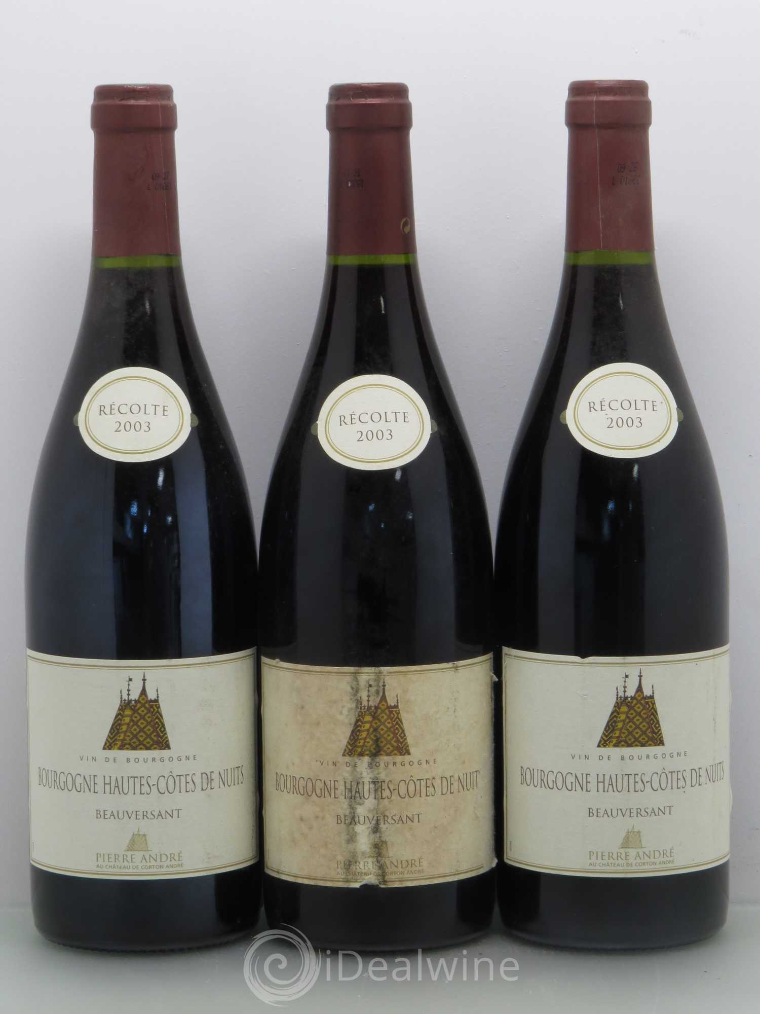 Hautes-Côtes de Nuits Beauversaut 2003 - Lot de 6 bouteilles - 2