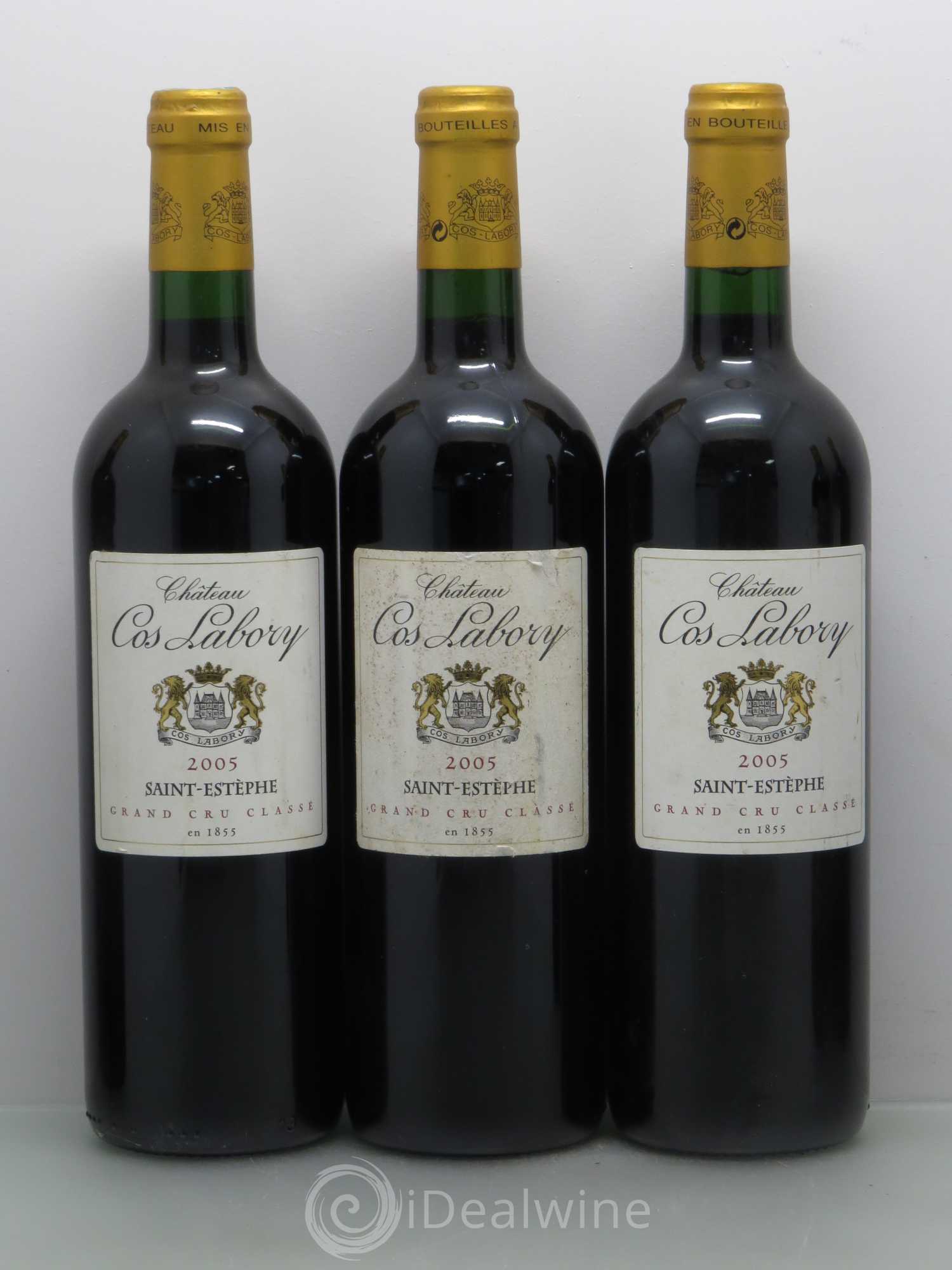 Château Cos Labory 5ème Grand Cru Classé 2005 - Lot de 6 bouteilles - 1