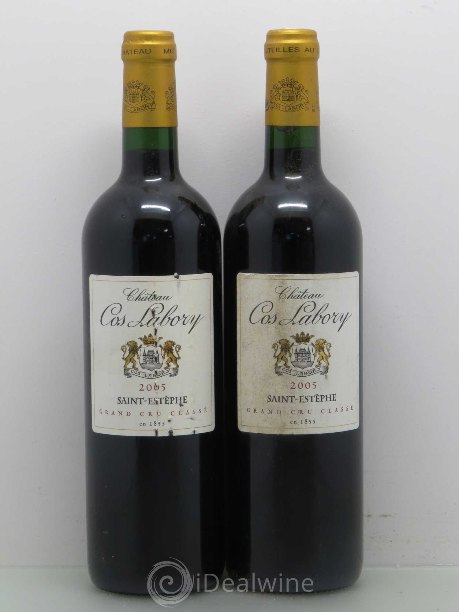 Château Cos Labory 5ème Grand Cru Classé 2005 - Lot de 5 bouteilles - 2