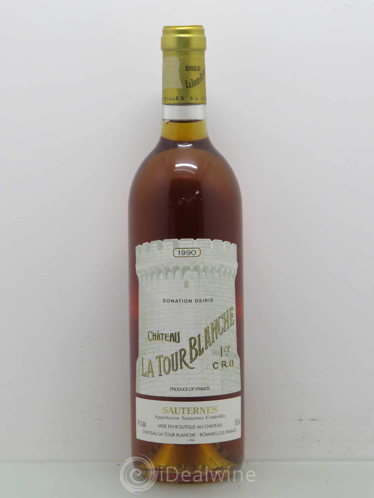 Château la Tour Blanche 1er Grand Cru Classé 1990 - Lot de 1 bouteille - 0