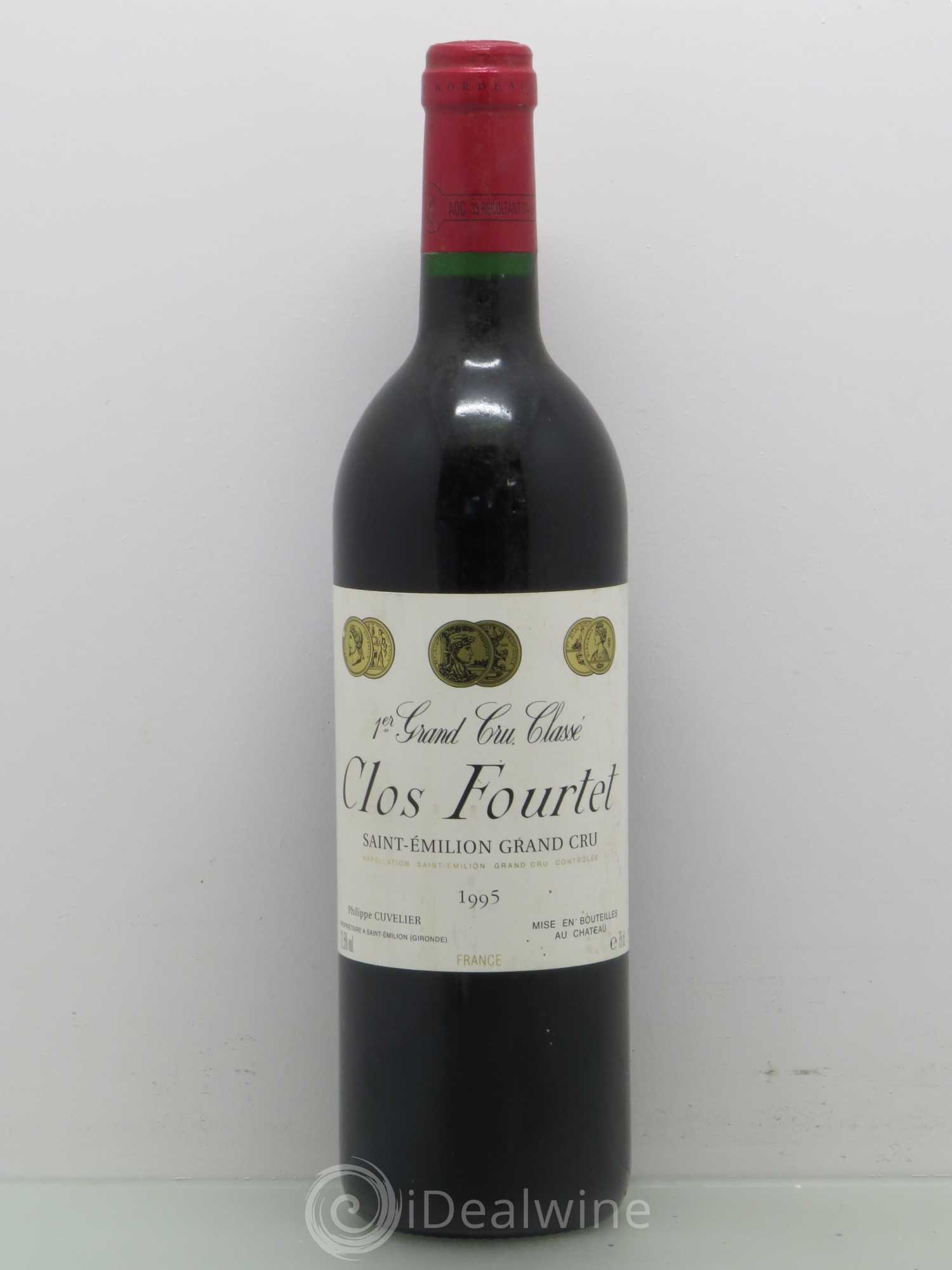 Clos Fourtet 1er Grand Cru Classé B 1995 - Lot de 1 bouteille - 0