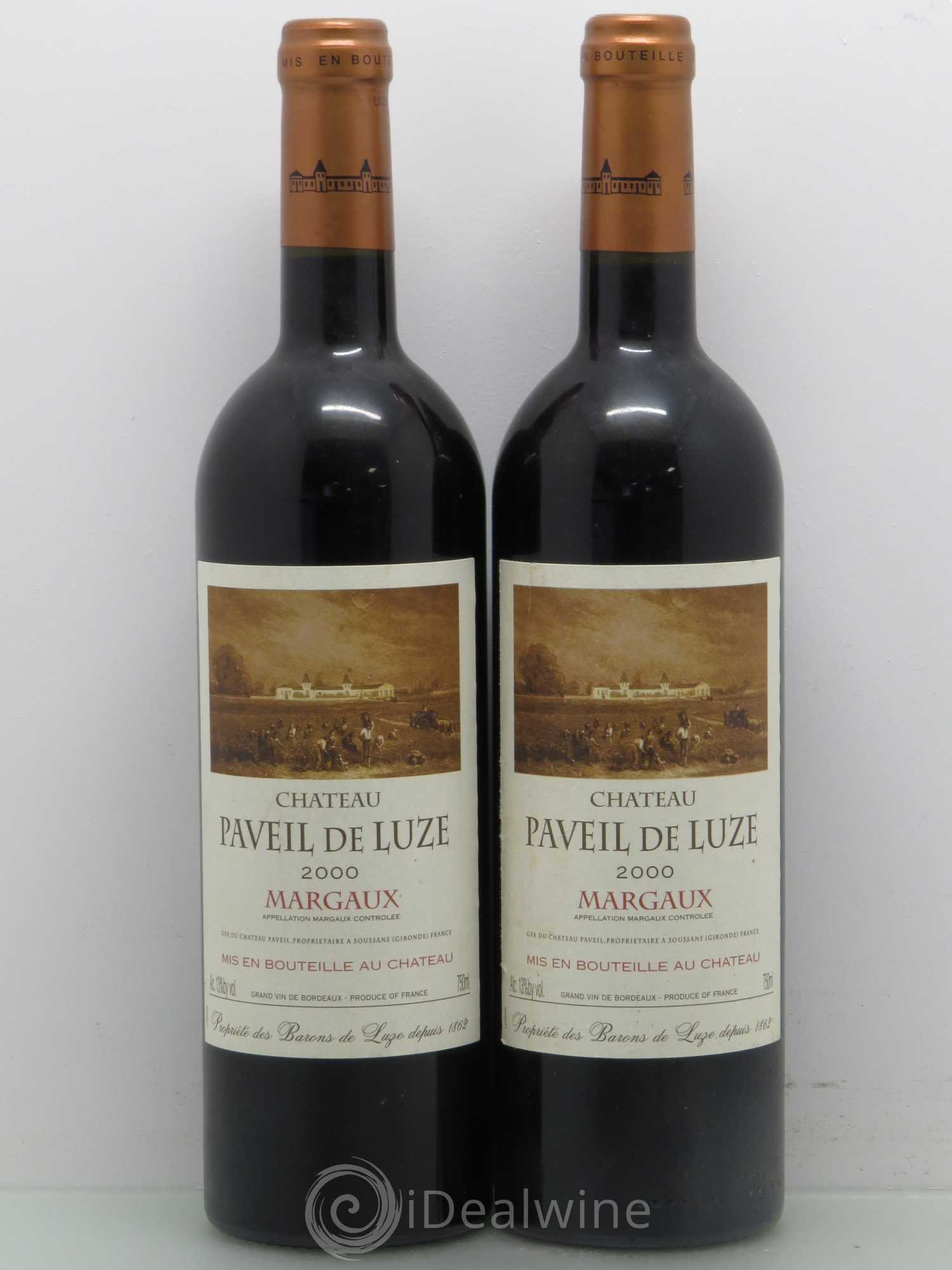 Château Paveil de Luze Cru Bourgeois 2000 - Lot de 5 bouteilles - 2