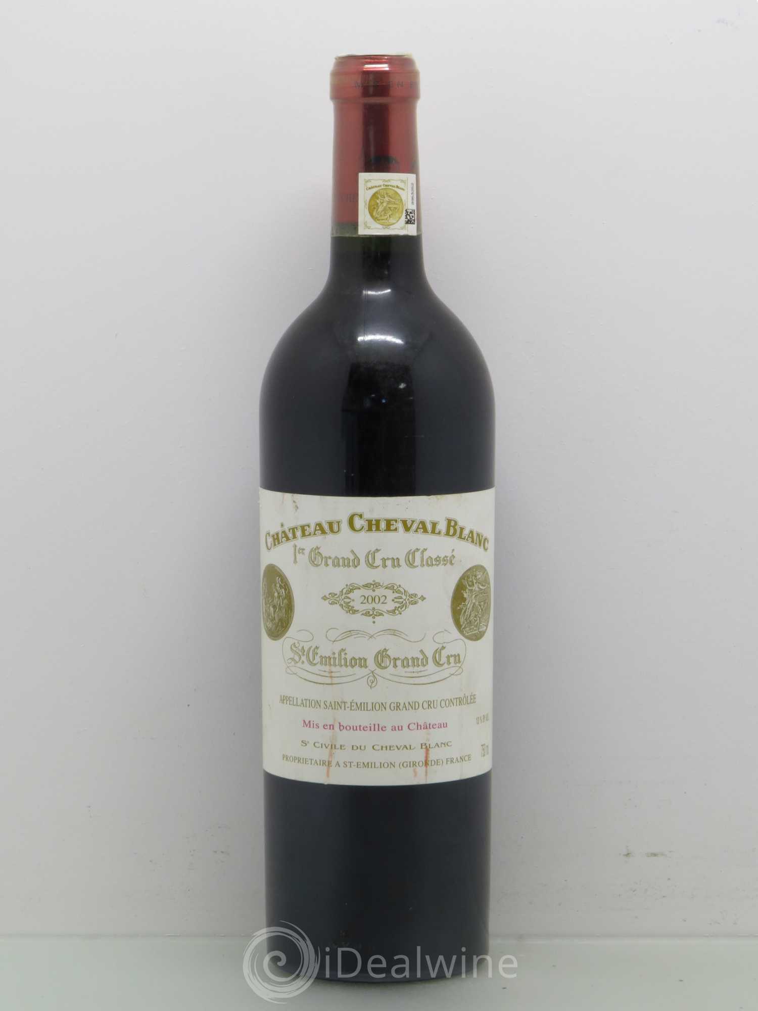 Château Cheval Blanc 1er Grand Cru Classé A 2002 - Lot de 1 bouteille - 0